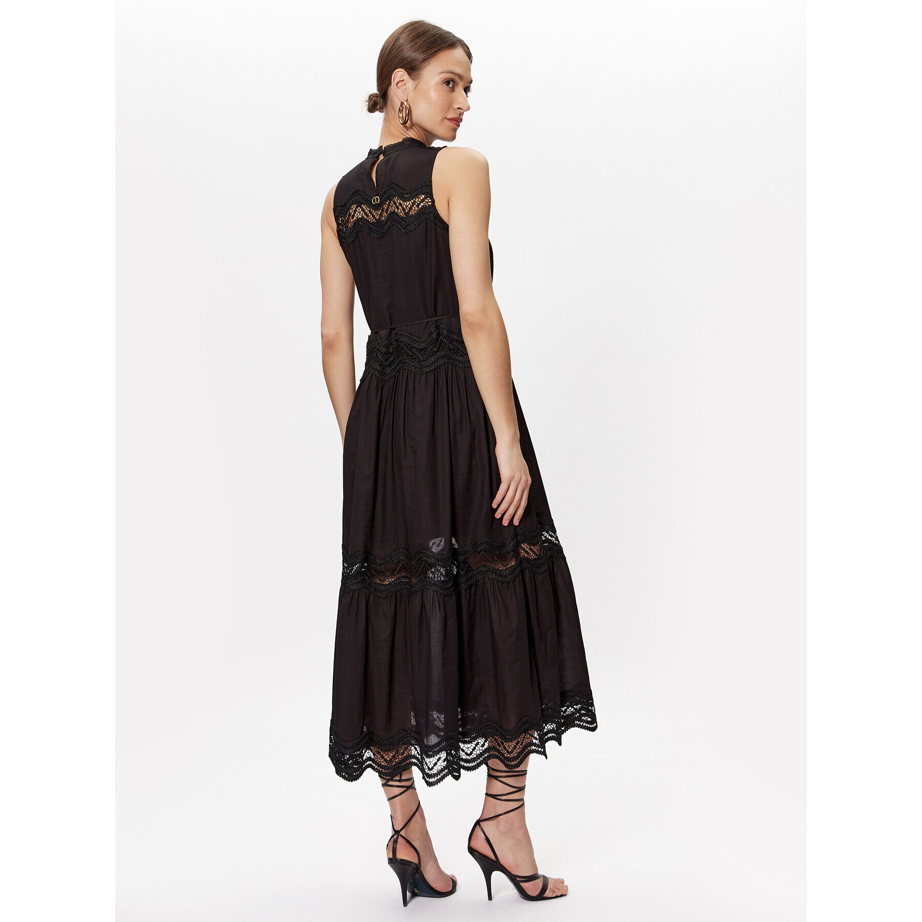 TWINSET Ежедневна рокля 231TT2290 Черен Regular Fit - Pepit.bg