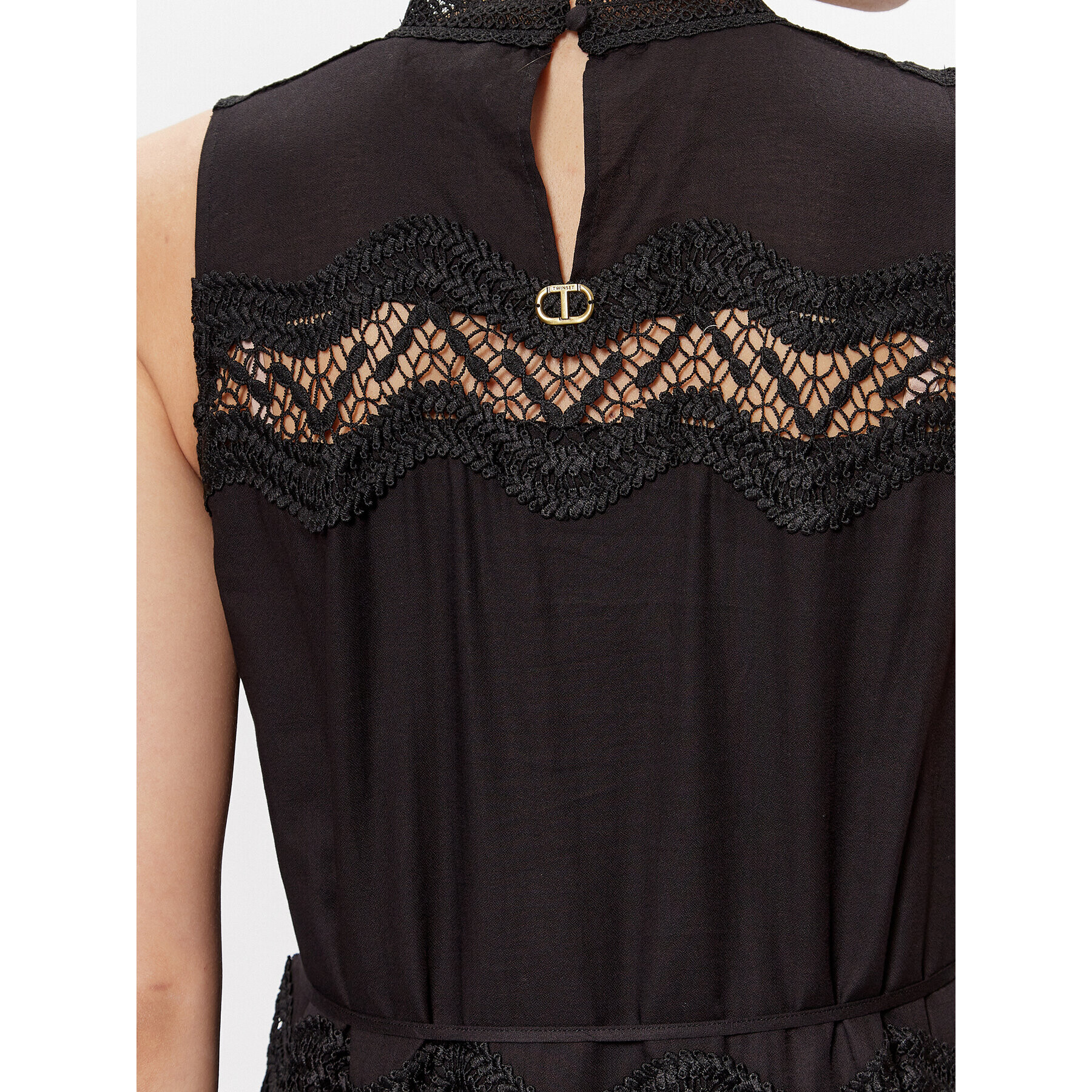 TWINSET Ежедневна рокля 231TT2290 Черен Regular Fit - Pepit.bg