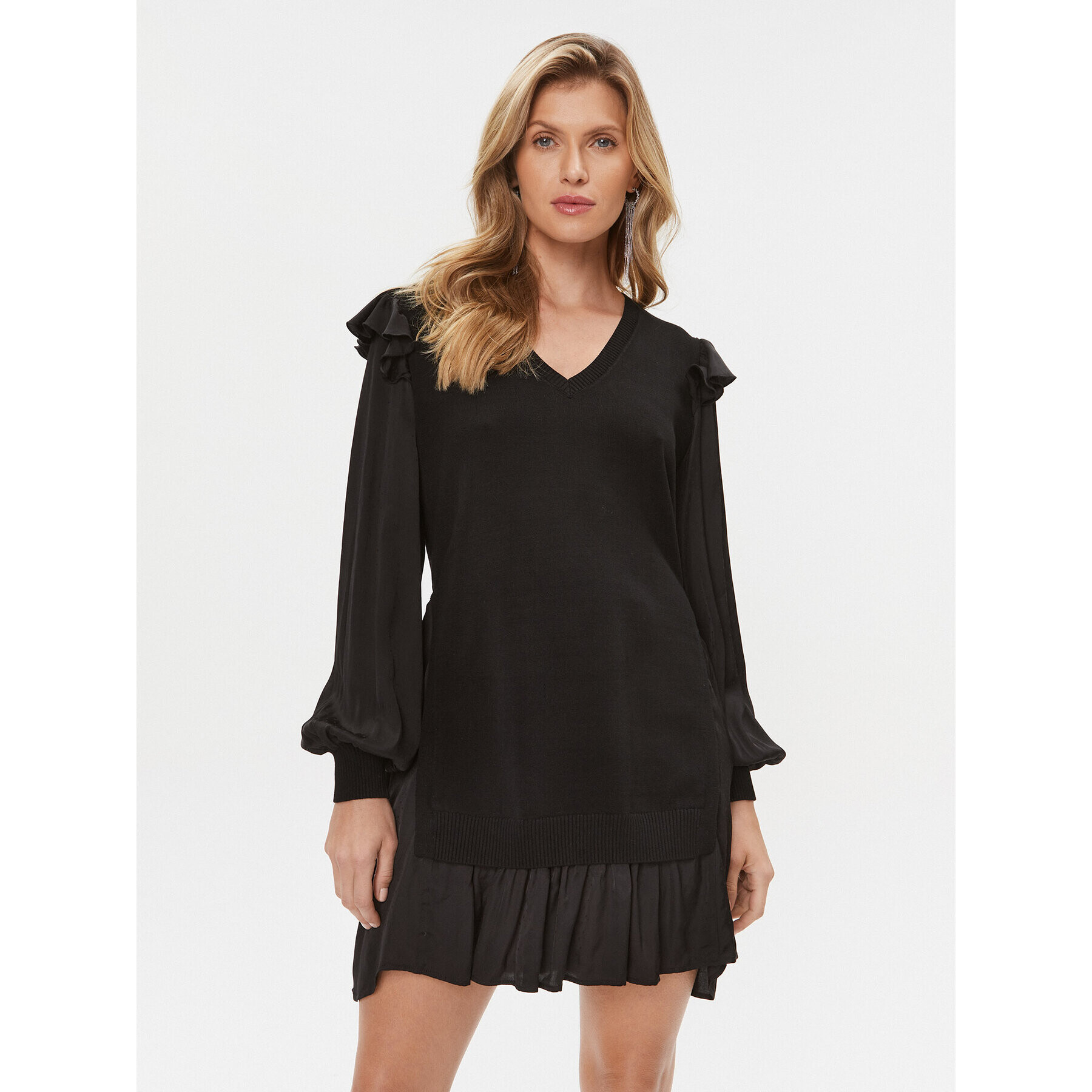 TWINSET Ежедневна рокля 232TT3421 Черен Regular Fit - Pepit.bg