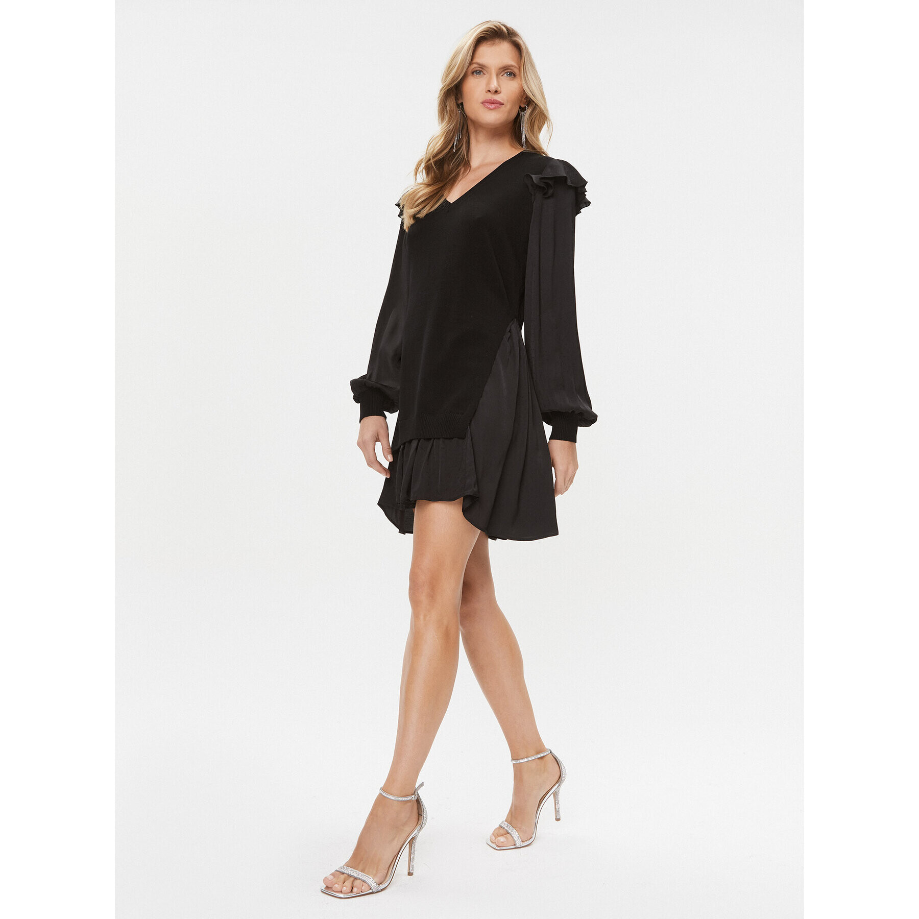 TWINSET Ежедневна рокля 232TT3421 Черен Regular Fit - Pepit.bg