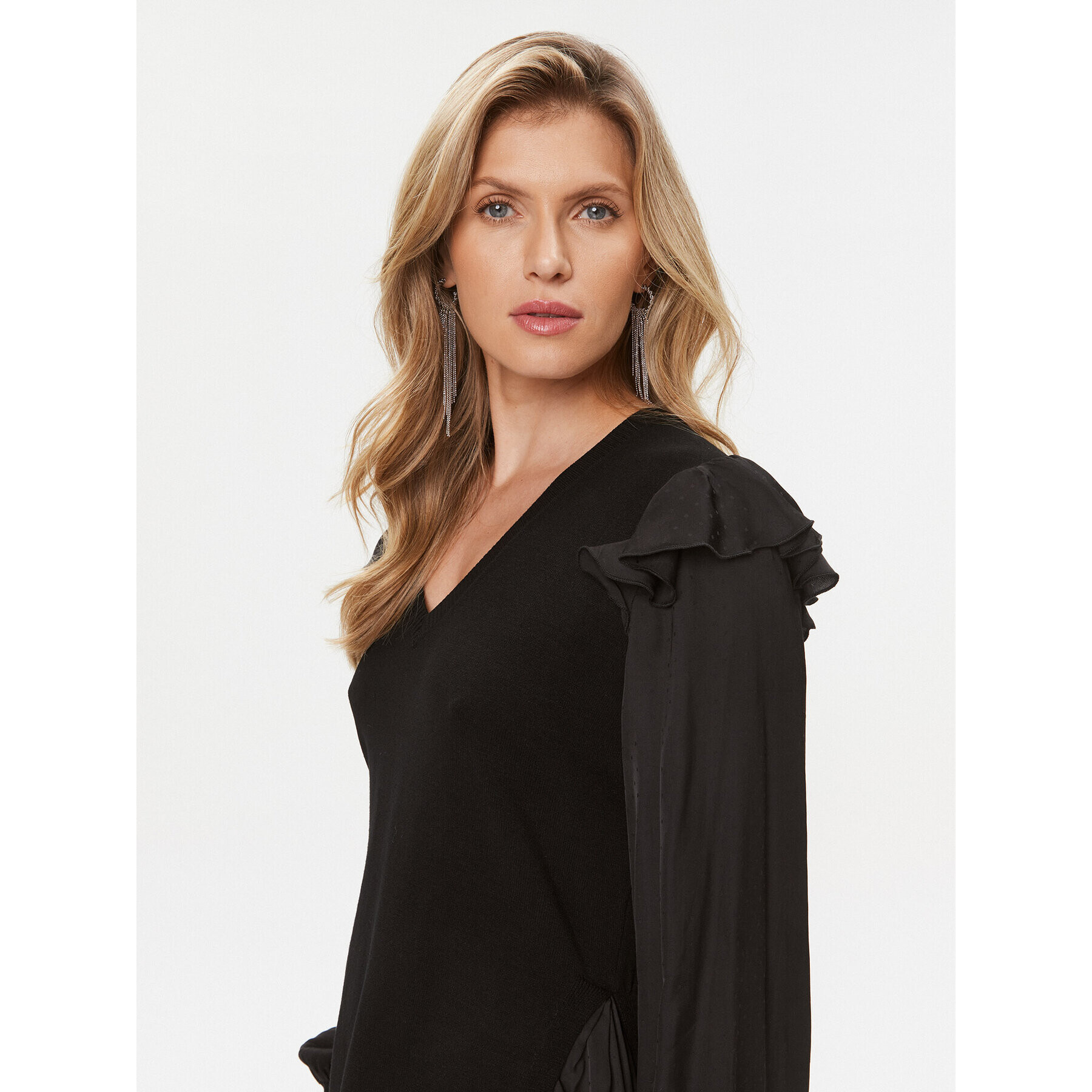 TWINSET Ежедневна рокля 232TT3421 Черен Regular Fit - Pepit.bg