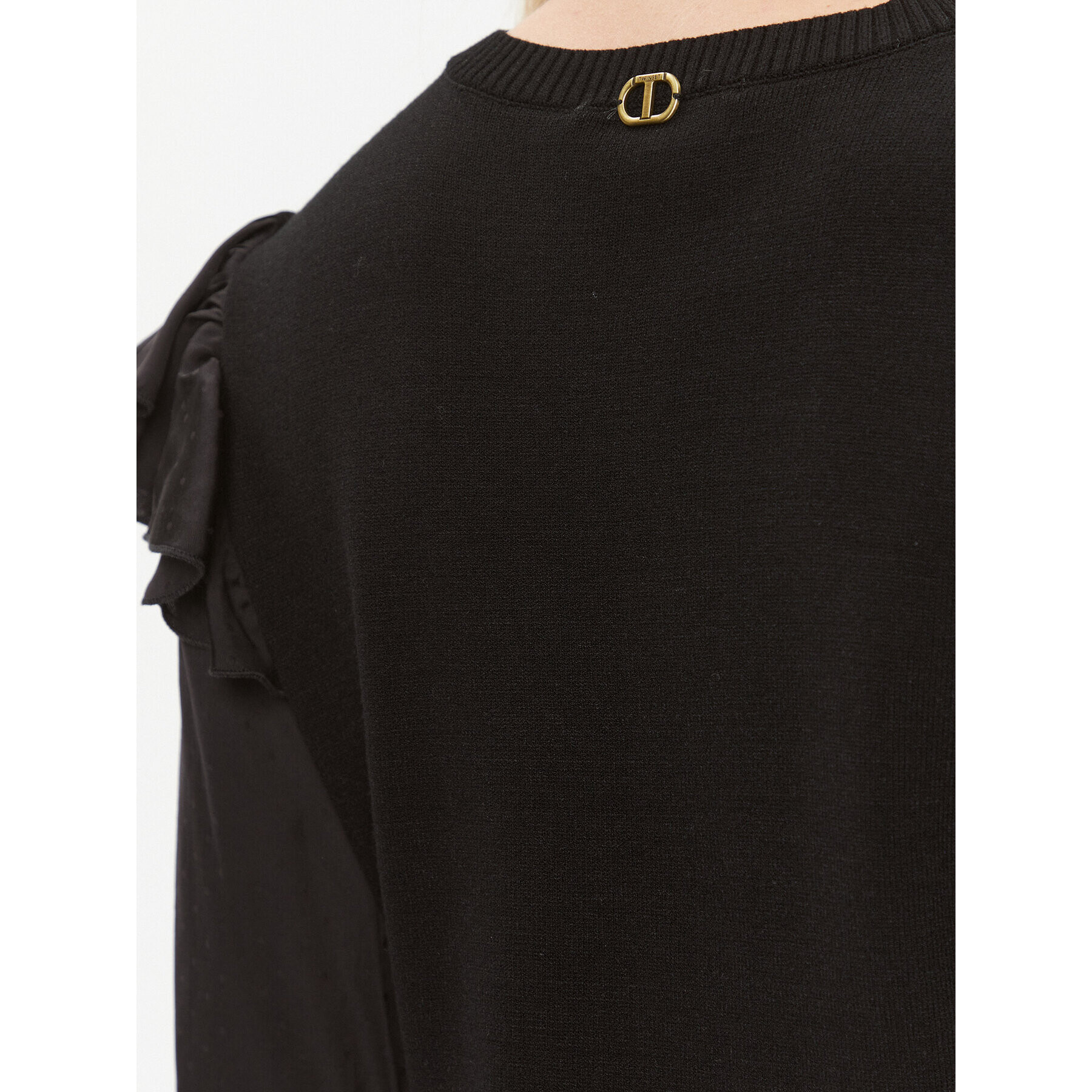 TWINSET Ежедневна рокля 232TT3421 Черен Regular Fit - Pepit.bg