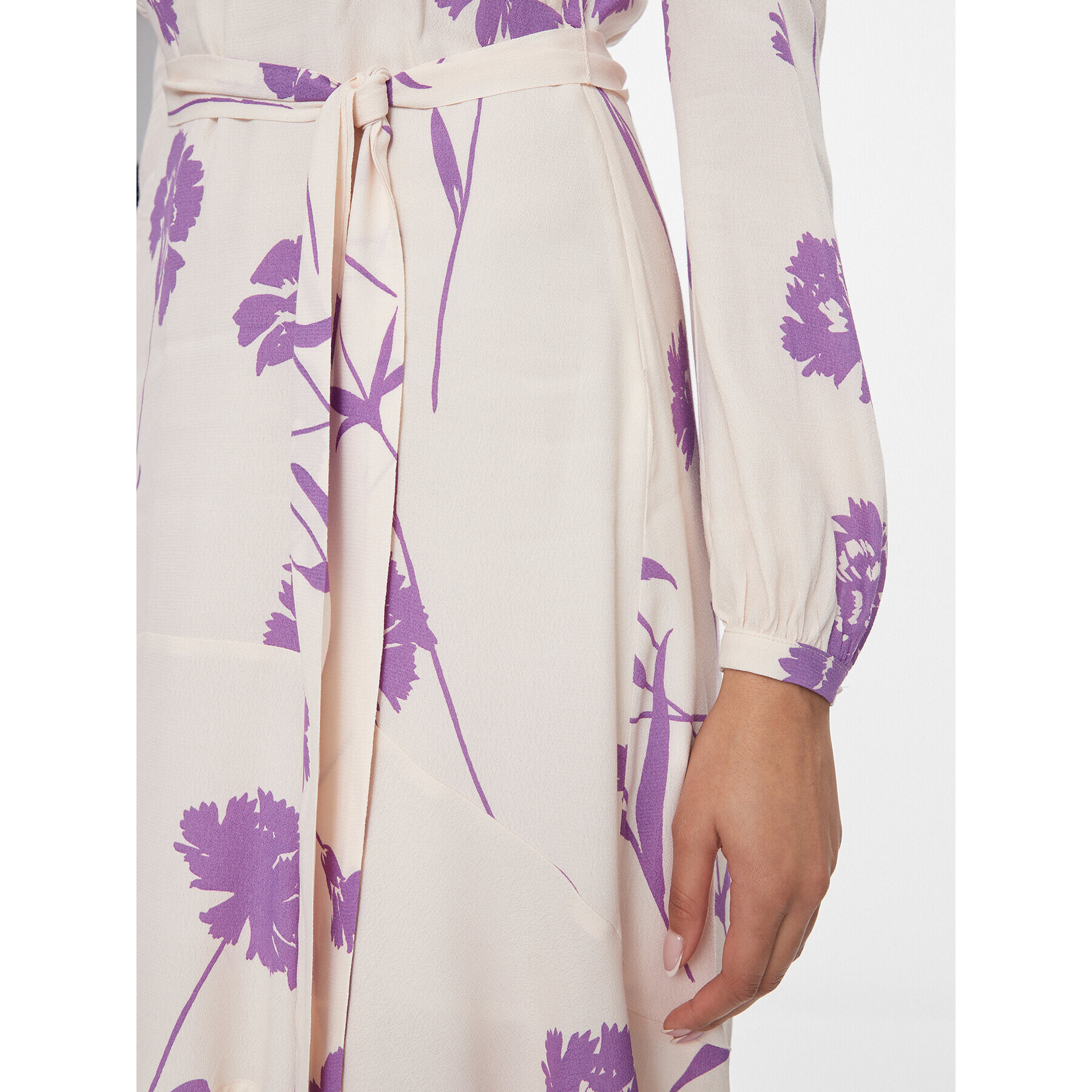 TWINSET Ежедневна рокля 241TP2602 Екрю Regular Fit - Pepit.bg