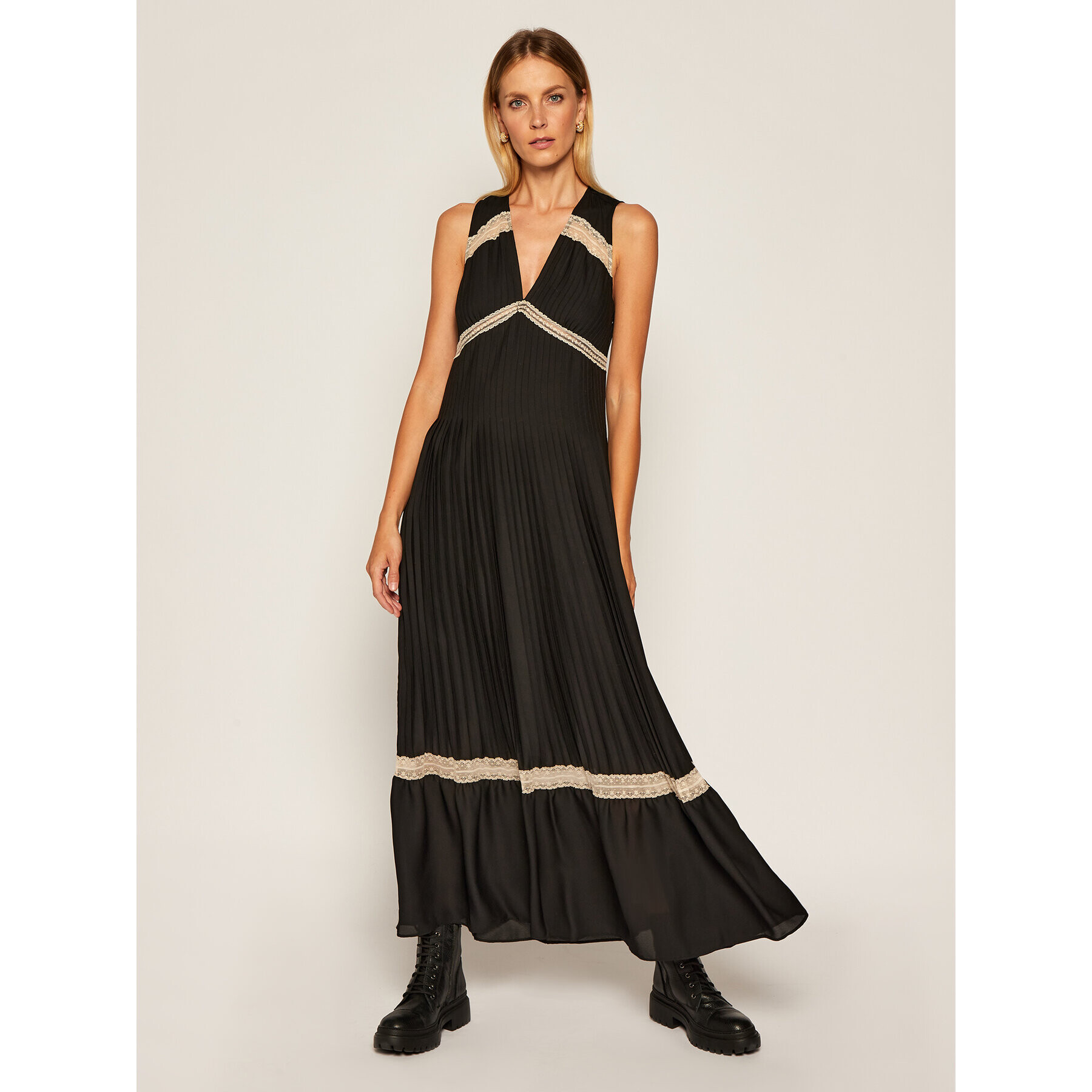 TWINSET Ежедневна рокля 202TP2133 Черен Regular Fit - Pepit.bg