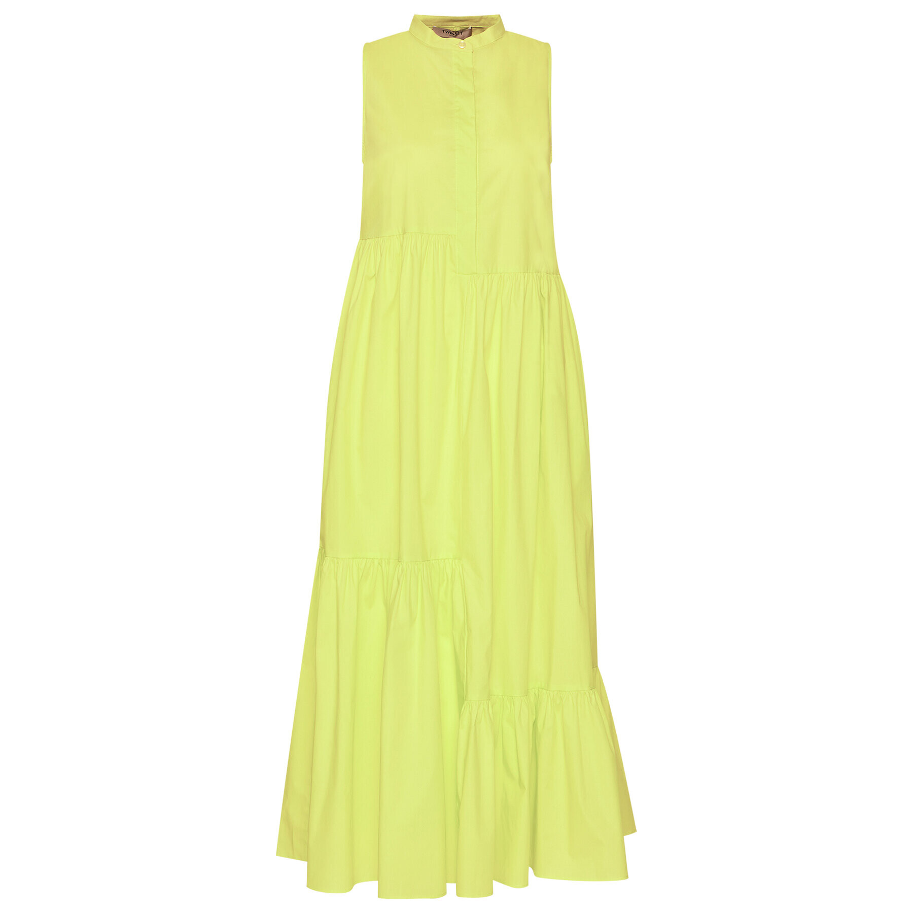 TWINSET Ежедневна рокля 211TT2458 Жълт Regular Fit - Pepit.bg
