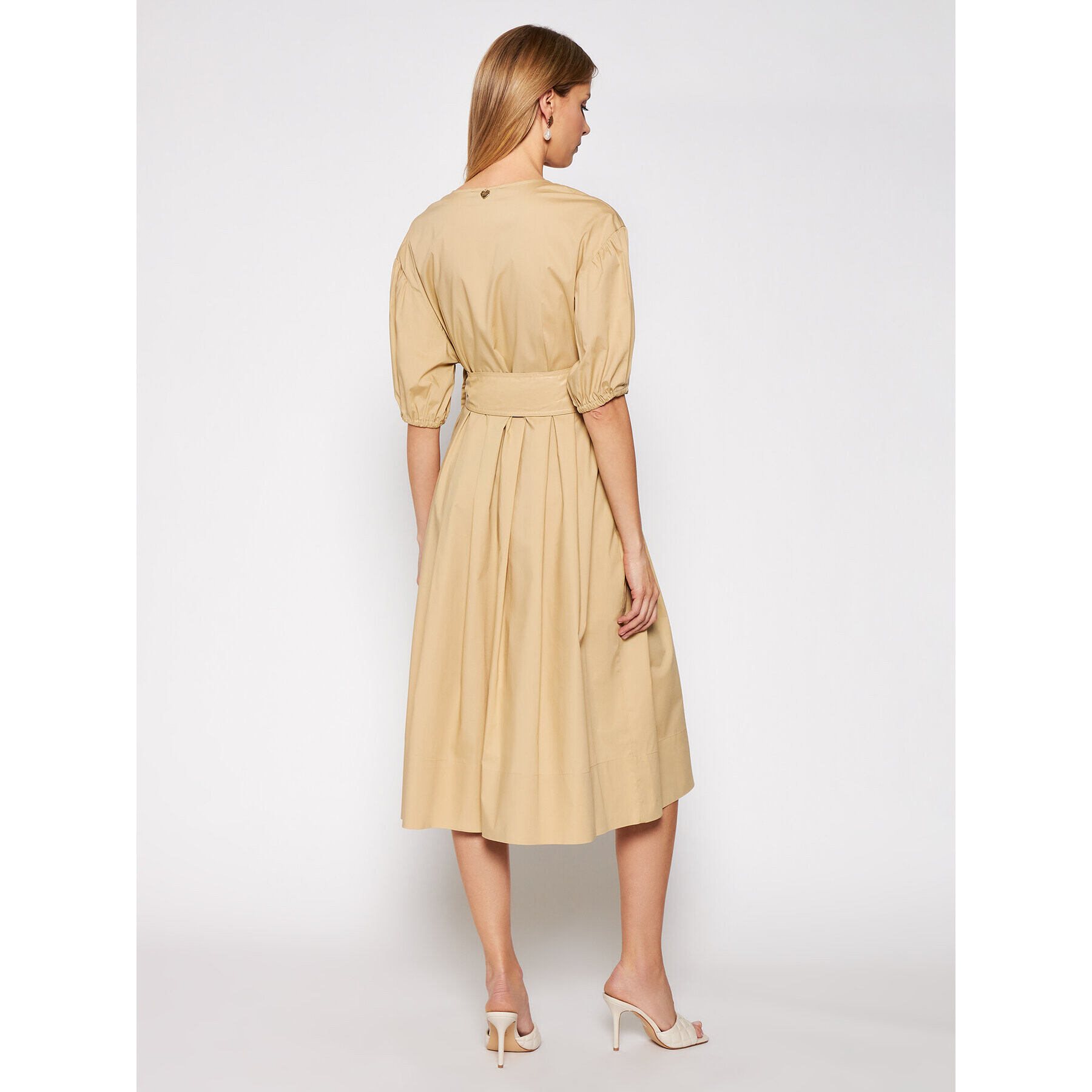 TWINSET Ежедневна рокля 211TT2490 Кафяв Regular Fit - Pepit.bg