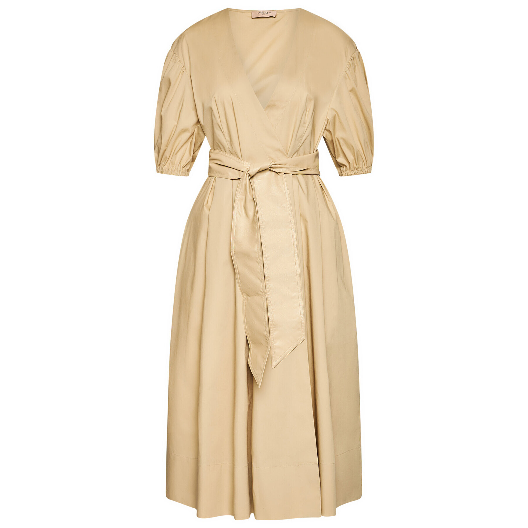 TWINSET Ежедневна рокля 211TT2490 Кафяв Regular Fit - Pepit.bg
