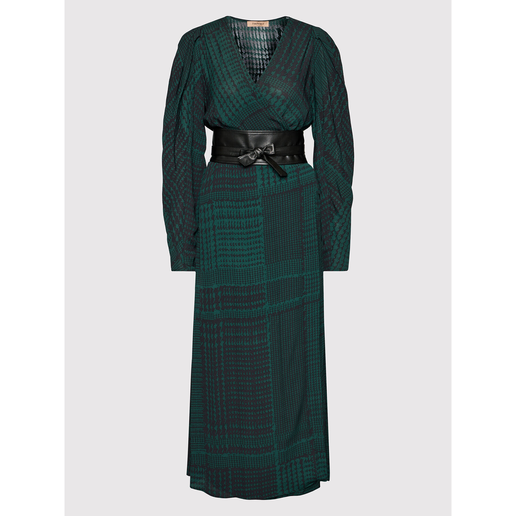 TWINSET Ежедневна рокля 212TT234A Зелен Regular Fit - Pepit.bg