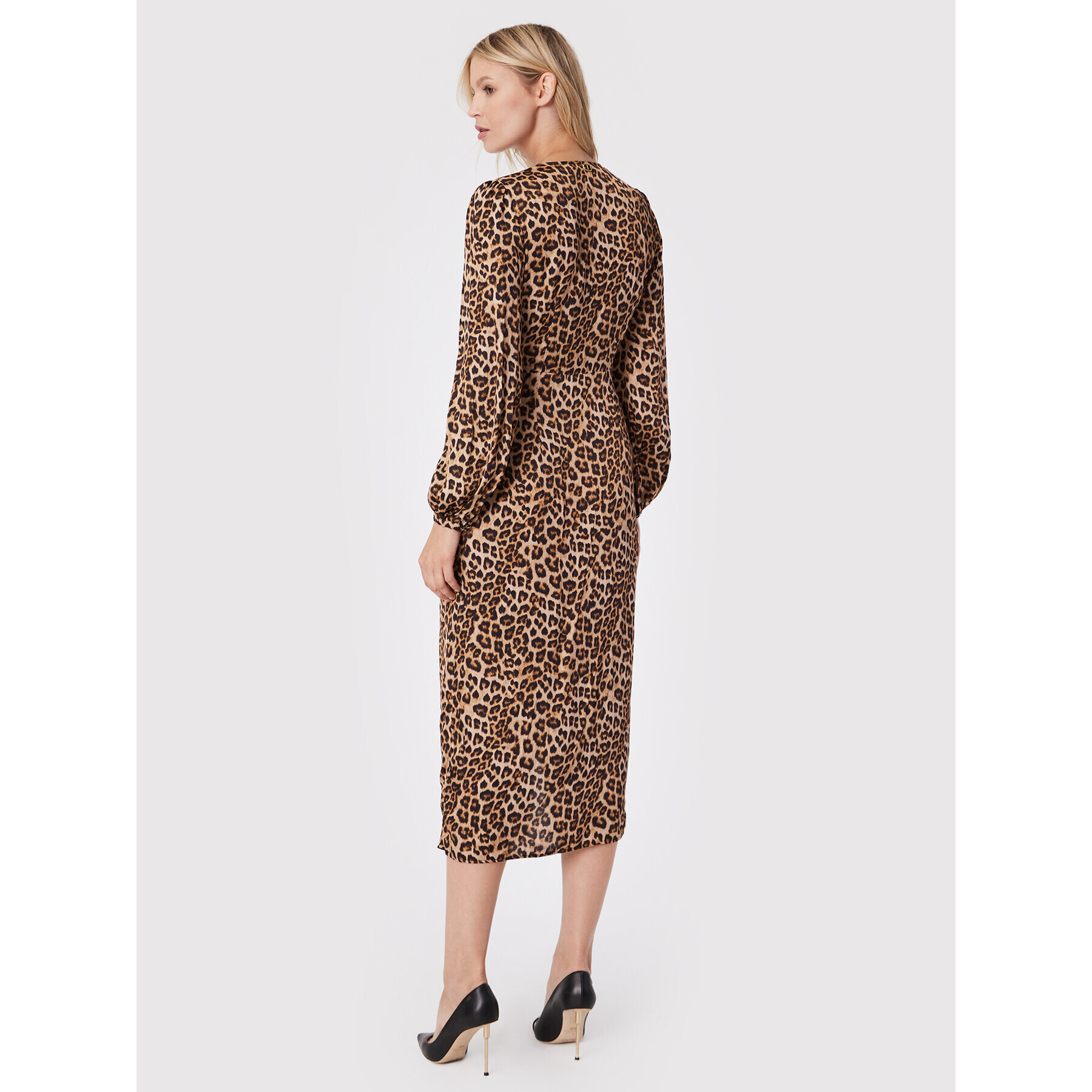 TWINSET Ежедневна рокля 222TP2702 Кафяв Regular Fit - Pepit.bg