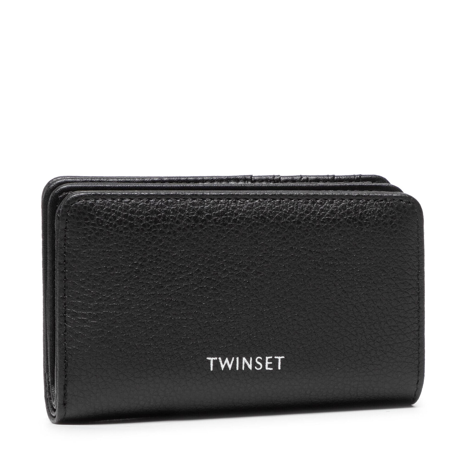 TWINSET Голям дамски портфейл 221TD8256 Черен - Pepit.bg