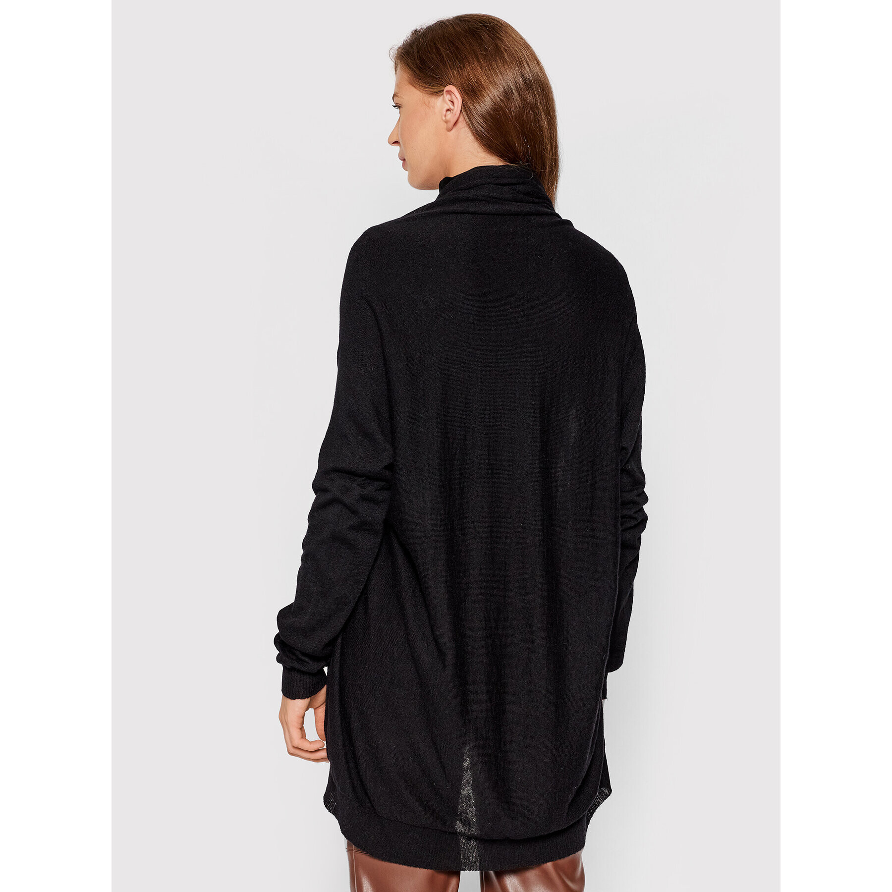 TWINSET Кардиган 212TP3251 Черен Relaxed Fit - Pepit.bg