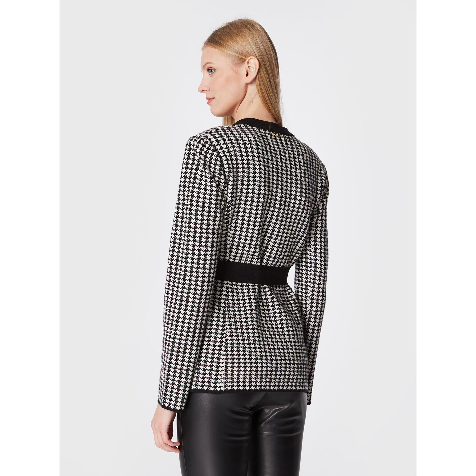 TWINSET Кардиган 222TT3300 Черен Regular Fit - Pepit.bg