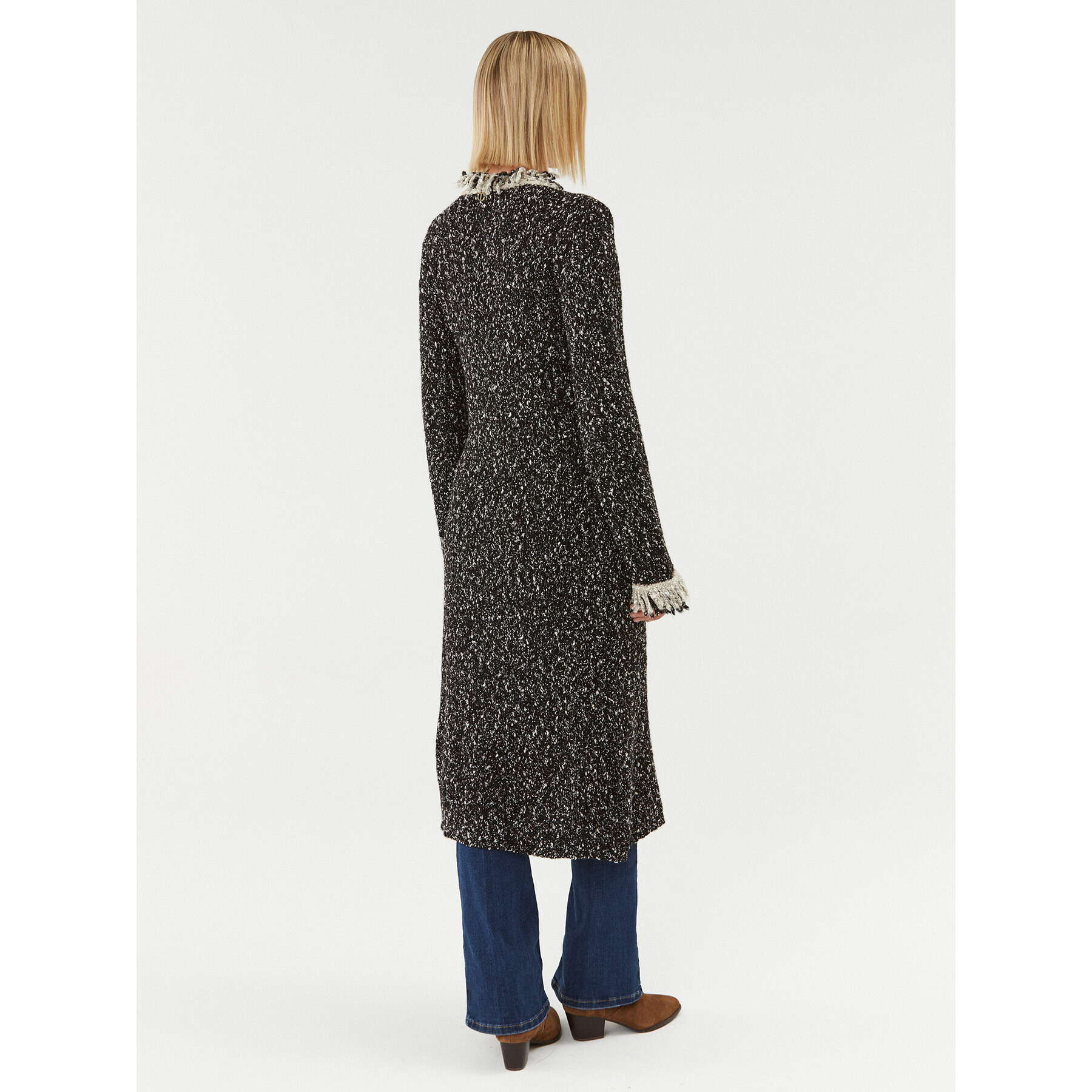 TWINSET Кардиган 232TT3362 Черен Regular Fit - Pepit.bg