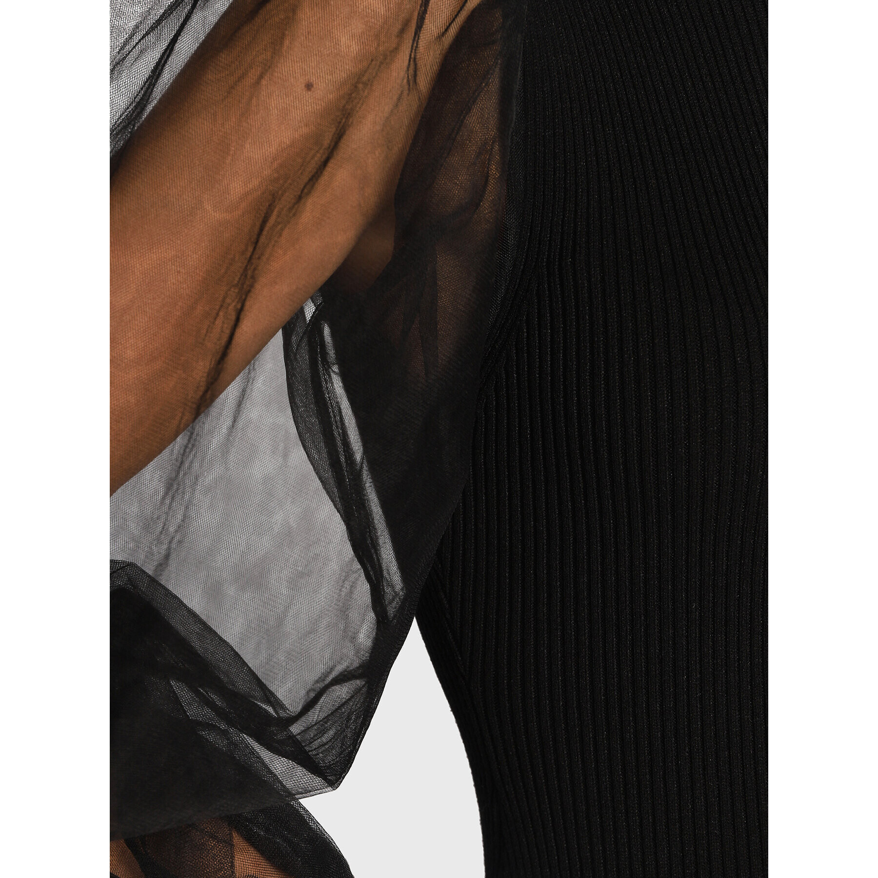 TWINSET Коктейлна рокля 222TT3103 Черен Slim Fit - Pepit.bg