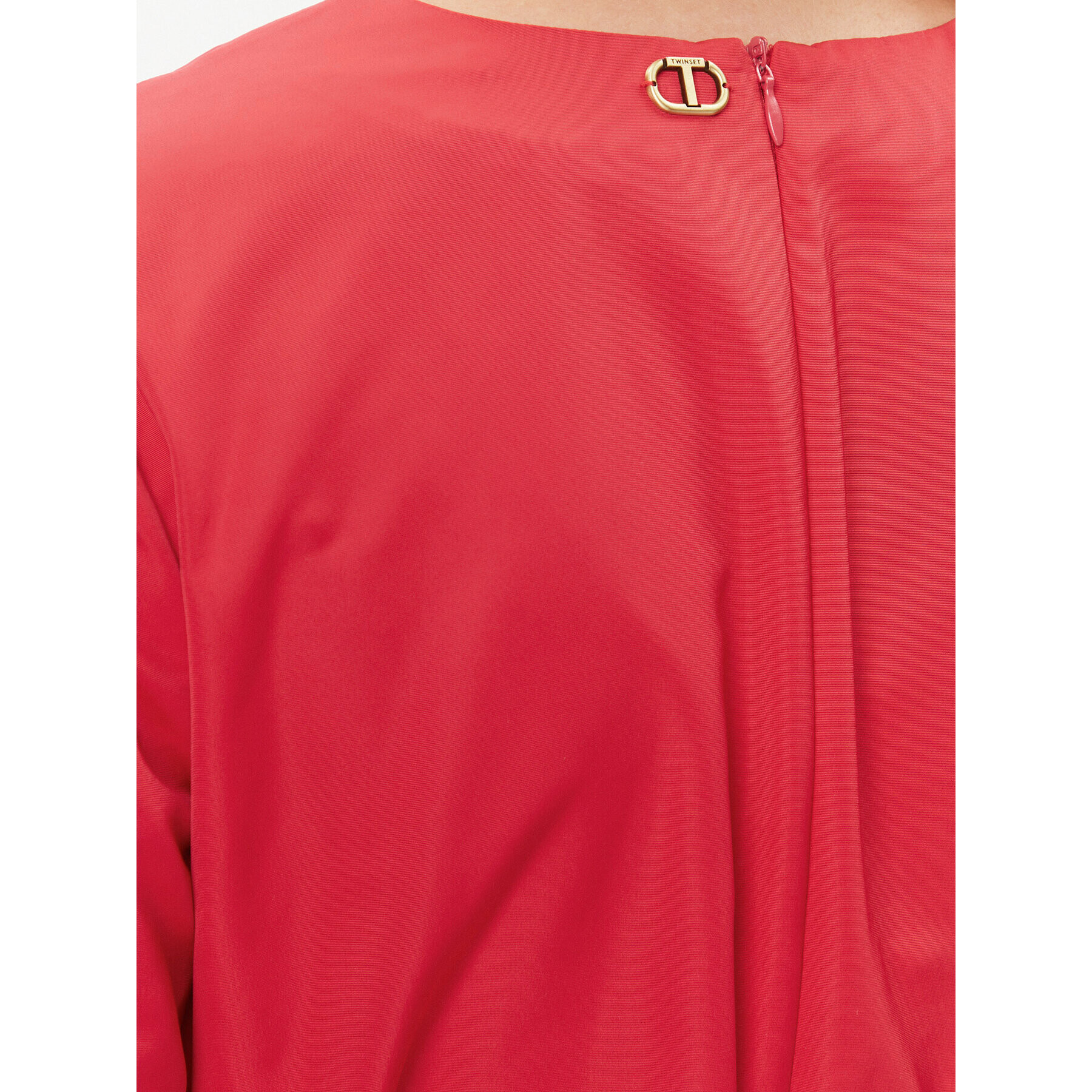 TWINSET Коктейлна рокля 232TT2490 Червен Regular Fit - Pepit.bg