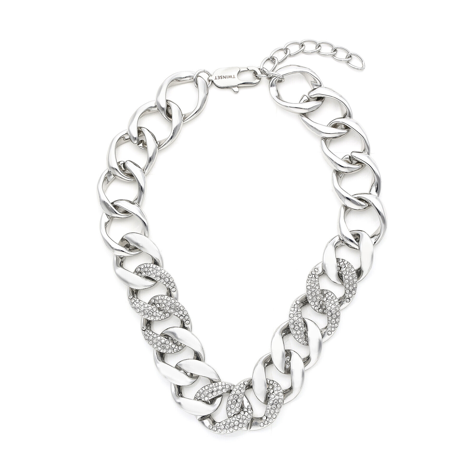 TWINSET Колие 222TA401K Сребрист - Pepit.bg