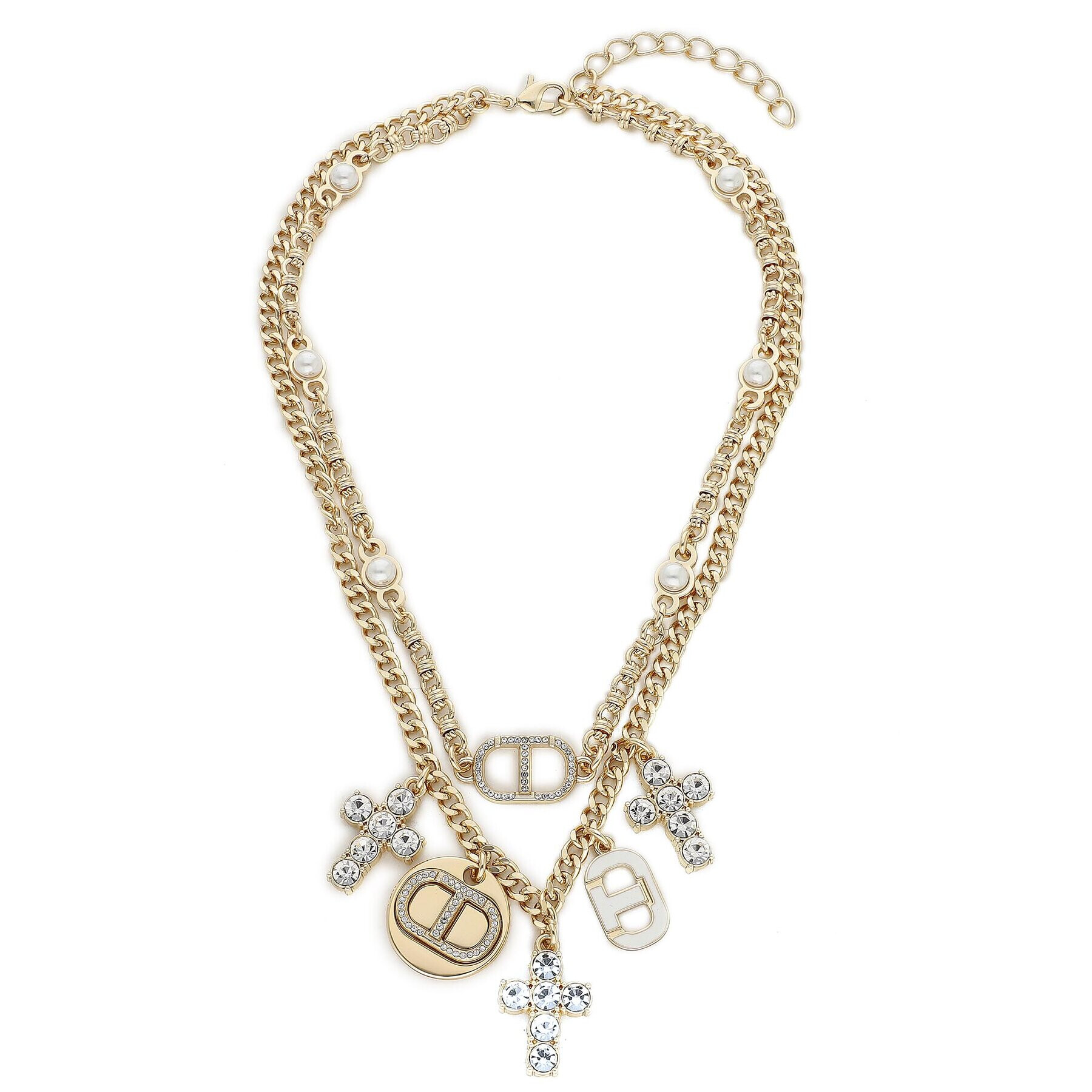 TWINSET Колие 231TO530A Златист - Pepit.bg