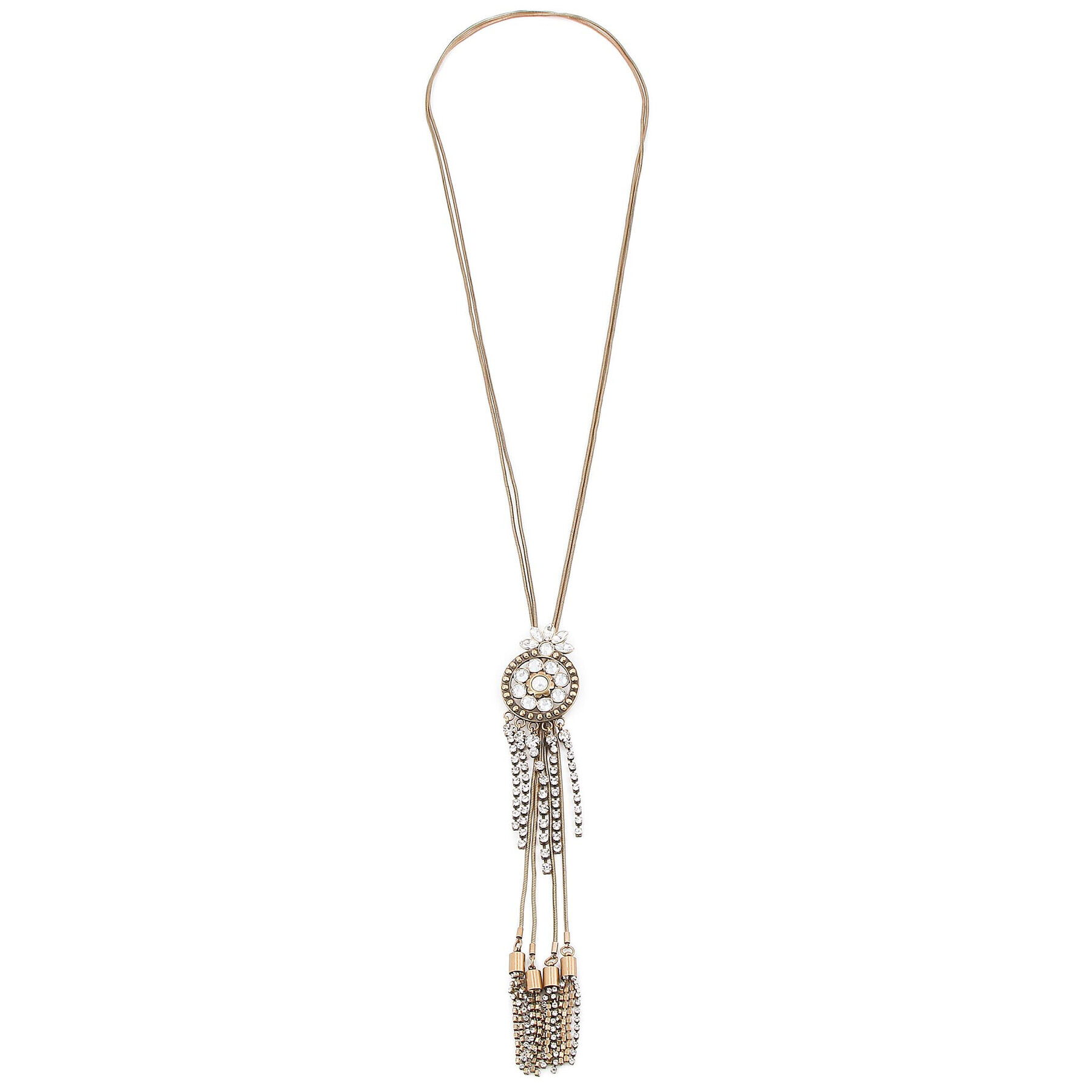 TWINSET Колие Choker 212TA401A Златист - Pepit.bg
