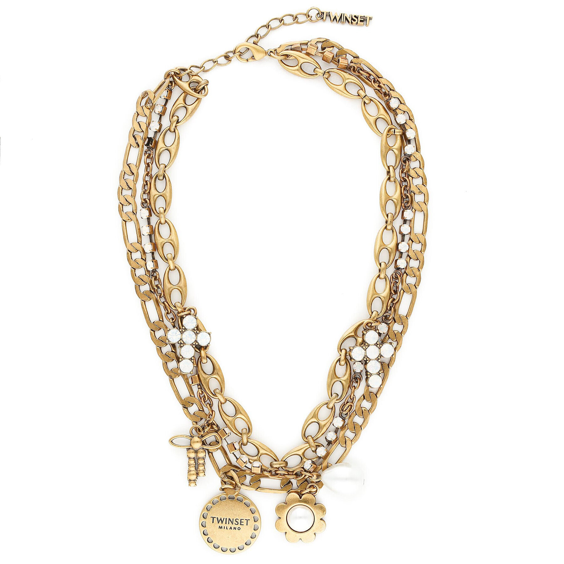 TWINSET Колие Collana 212TA4014 Златист - Pepit.bg