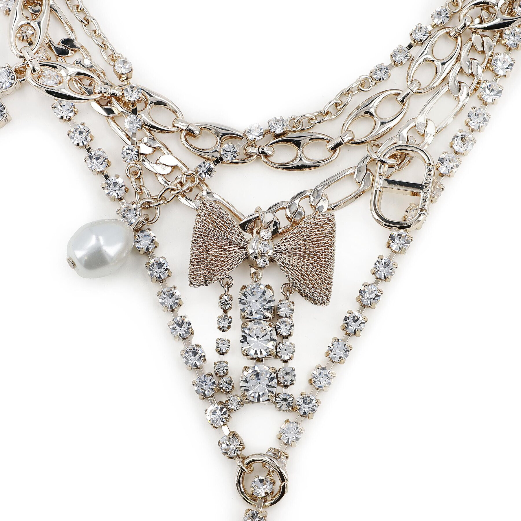 TWINSET Колие Collana 231TA4220 Сребрист - Pepit.bg
