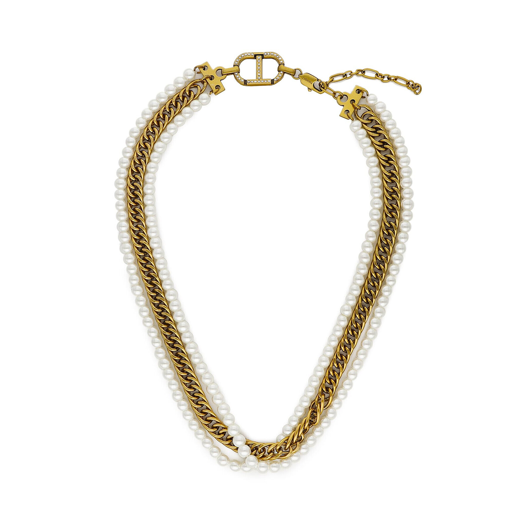 TWINSET Колие Girocollo 222TA4021 Златист - Pepit.bg