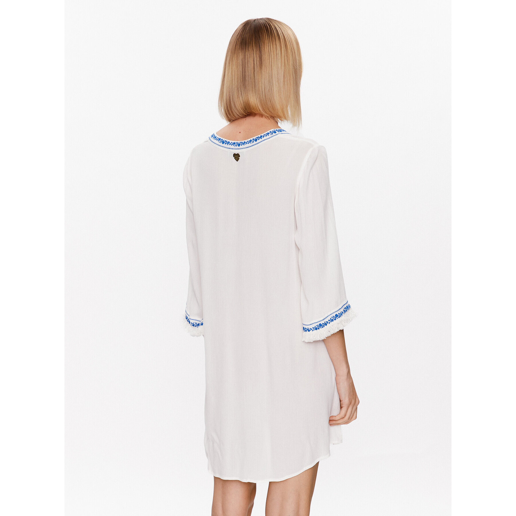 TWINSET Лятна рокля 231LM2TAA Бял Regular Fit - Pepit.bg
