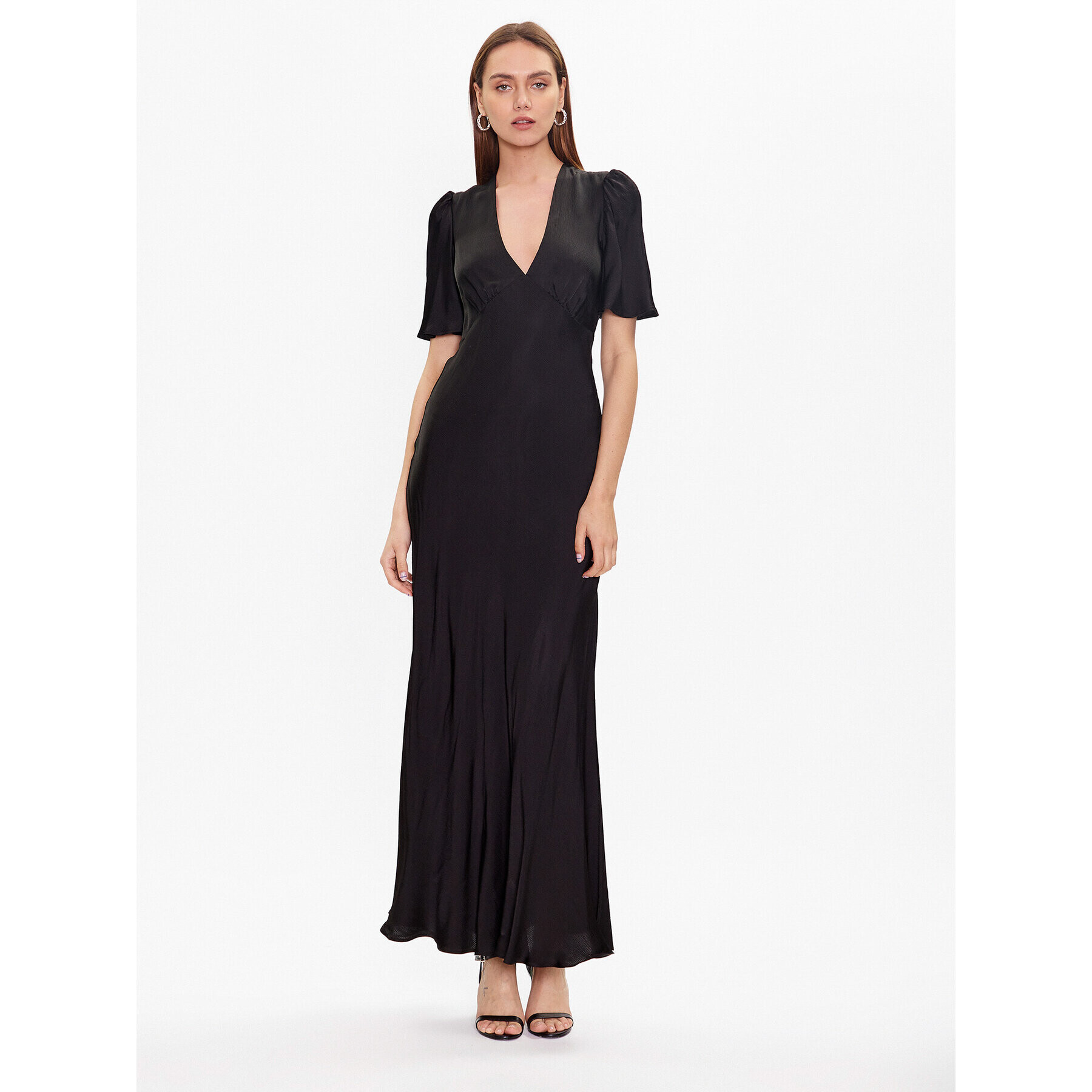 TWINSET Лятна рокля 231TT2062 Черен Regular Fit - Pepit.bg