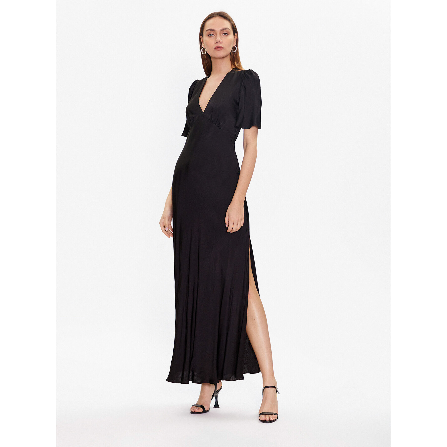 TWINSET Лятна рокля 231TT2062 Черен Regular Fit - Pepit.bg