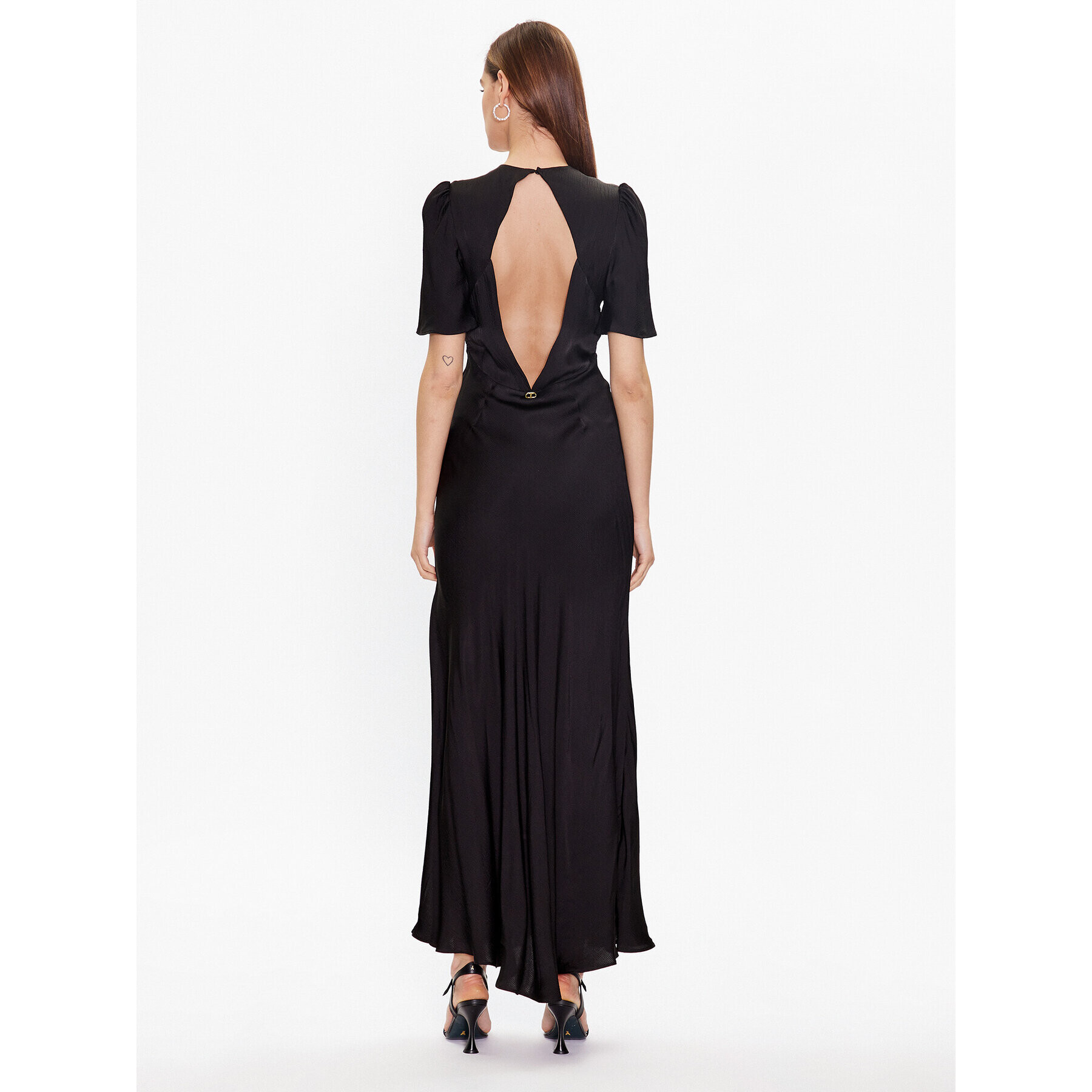 TWINSET Лятна рокля 231TT2062 Черен Regular Fit - Pepit.bg
