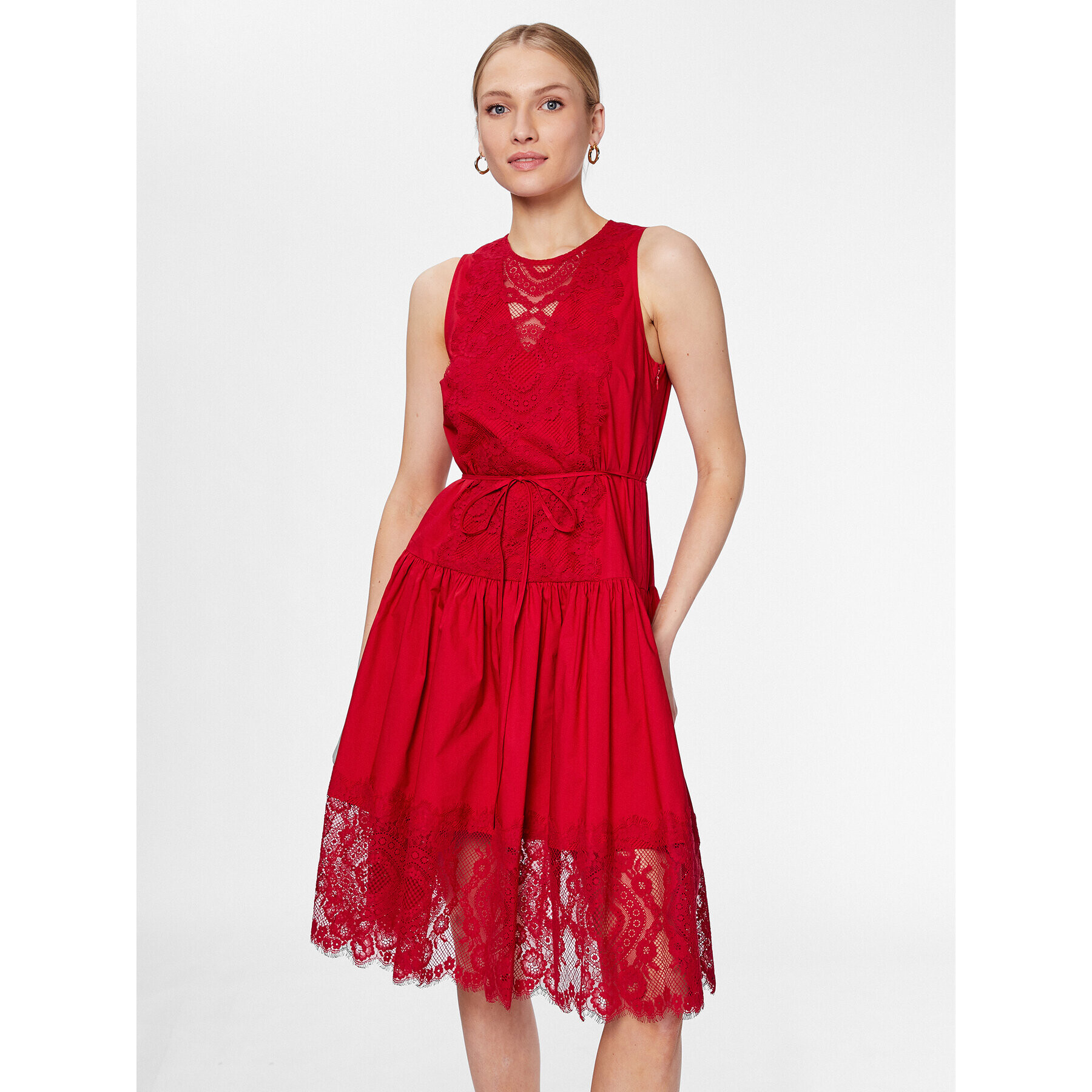 TWINSET Лятна рокля 231TT2081 Розов Regular Fit - Pepit.bg