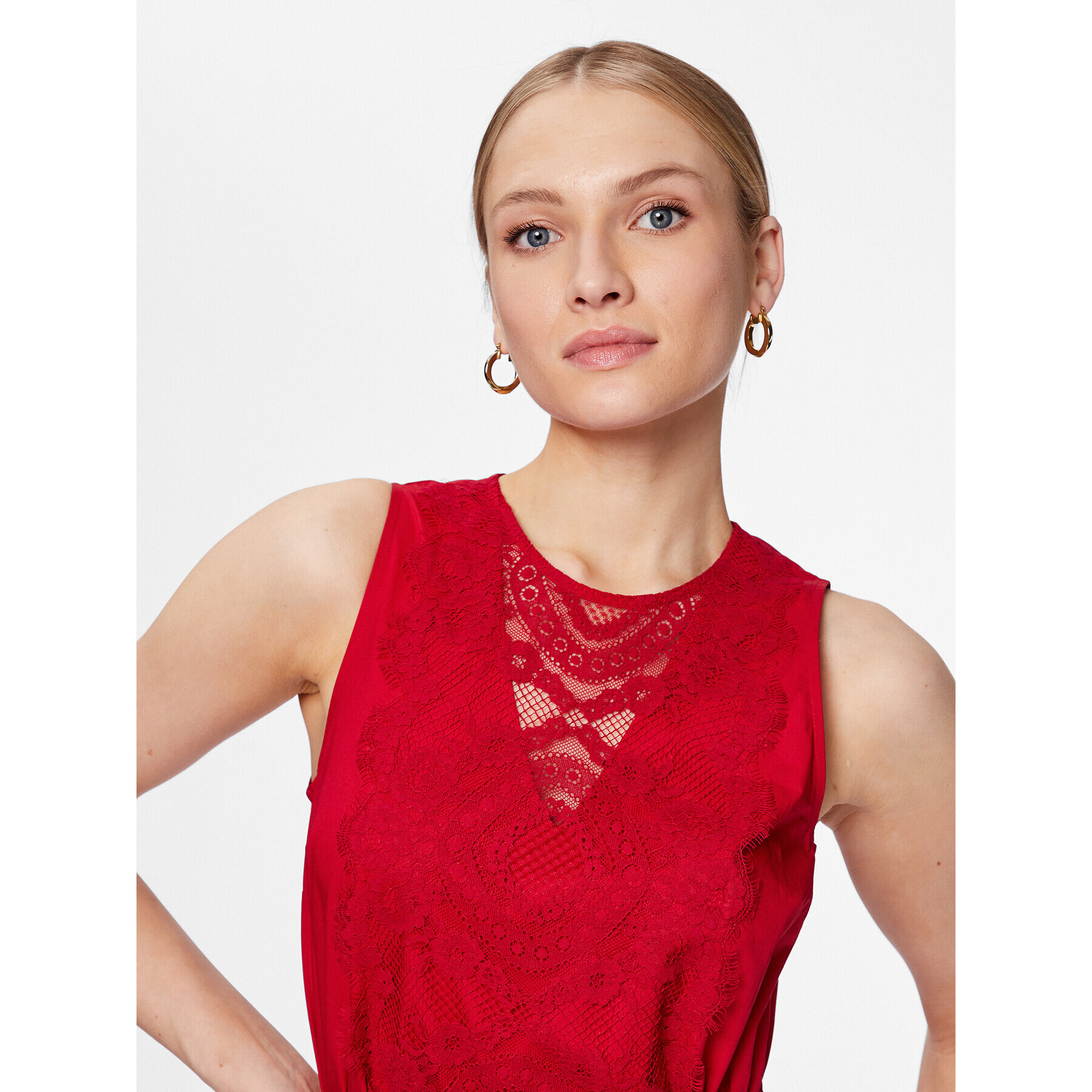 TWINSET Лятна рокля 231TT2081 Розов Regular Fit - Pepit.bg