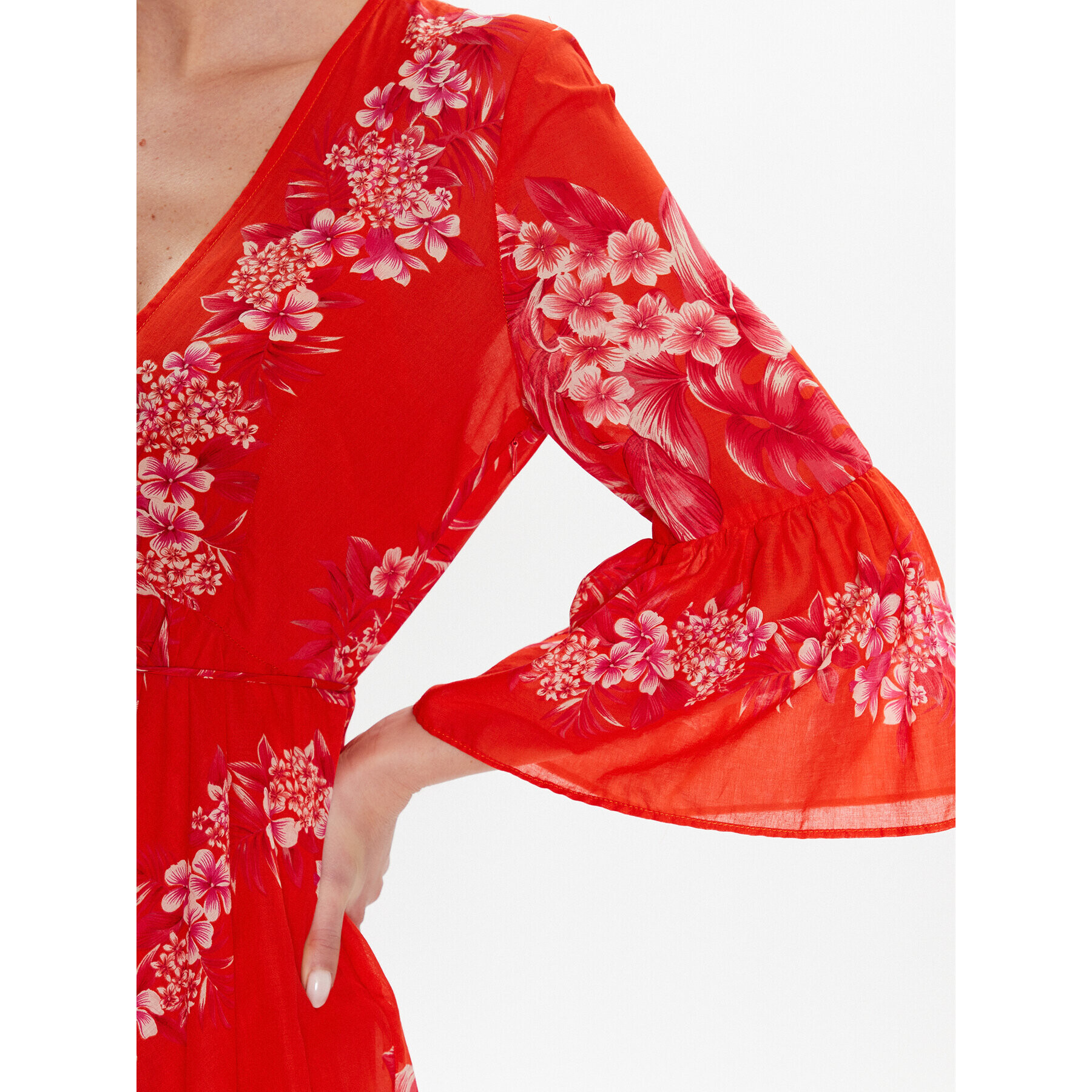 TWINSET Лятна рокля 231TT2452 Червен Regular Fit - Pepit.bg