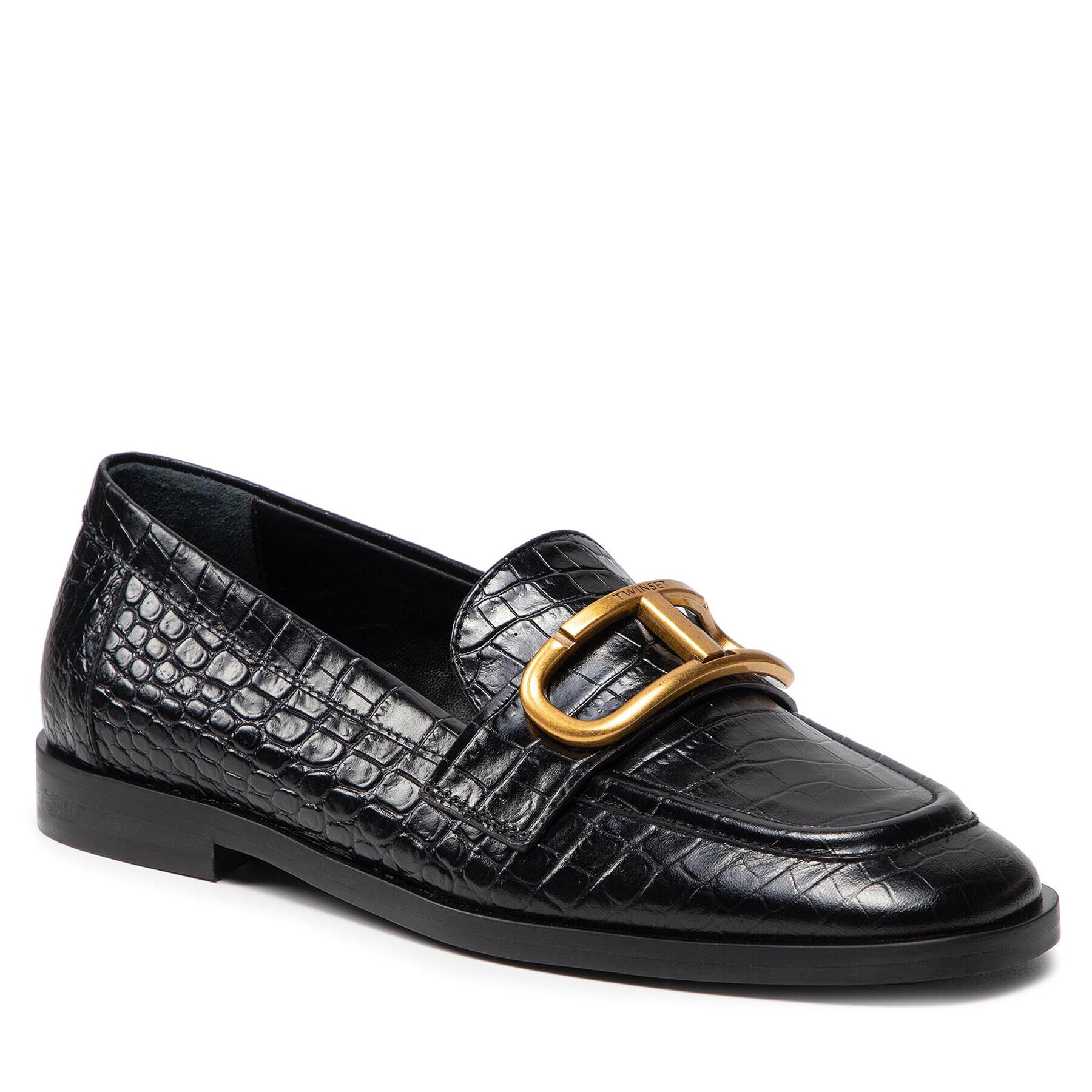 TWINSET Лоуфъри Mocassino 212TCP12C Черен - Pepit.bg