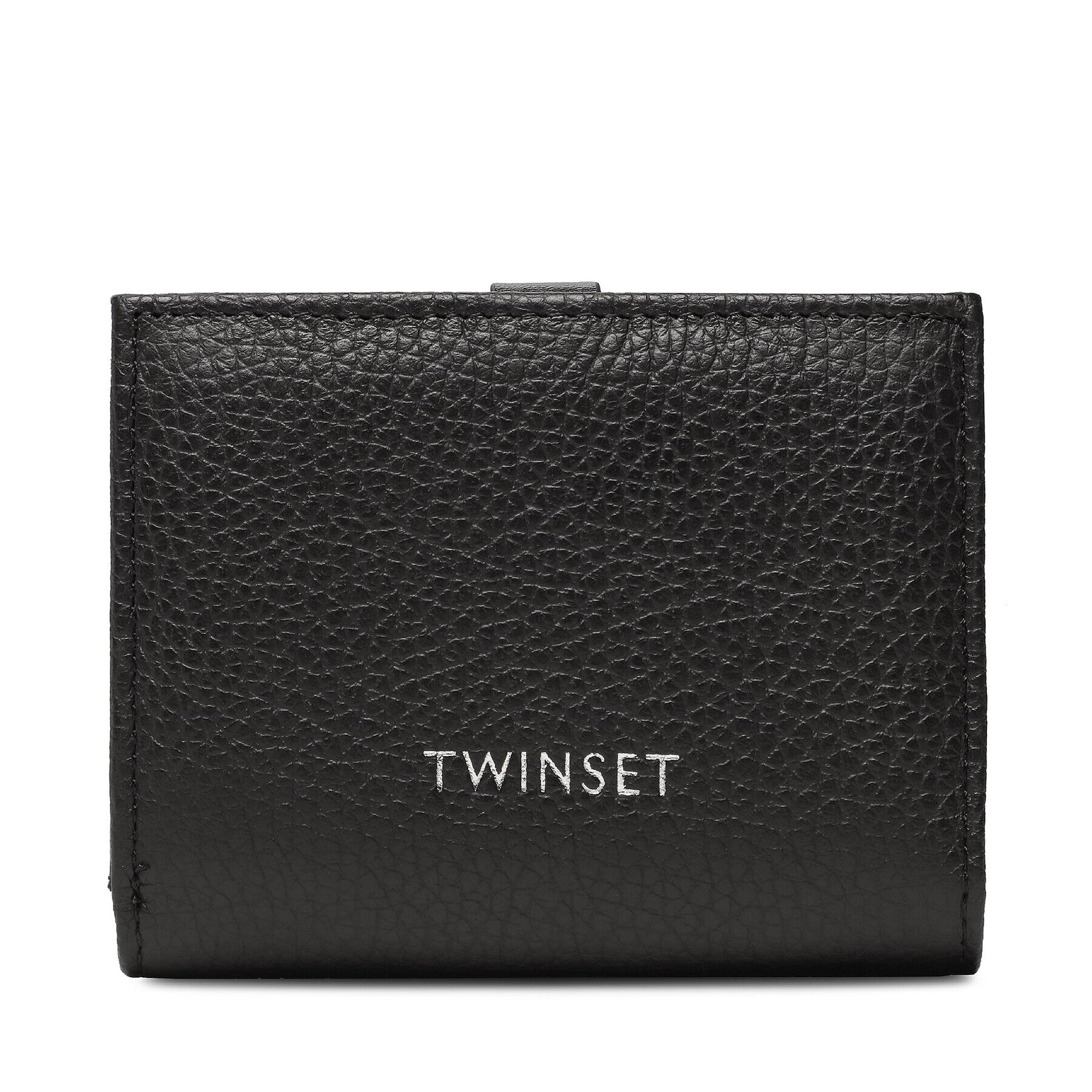 TWINSET Малък дамски портфейл 231TB7239 Черен - Pepit.bg