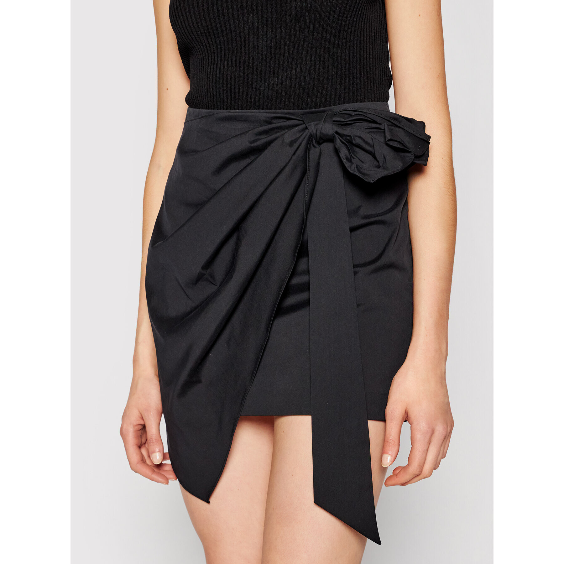 TWINSET Мини пола 211MT2263 Черен Regular Fit - Pepit.bg