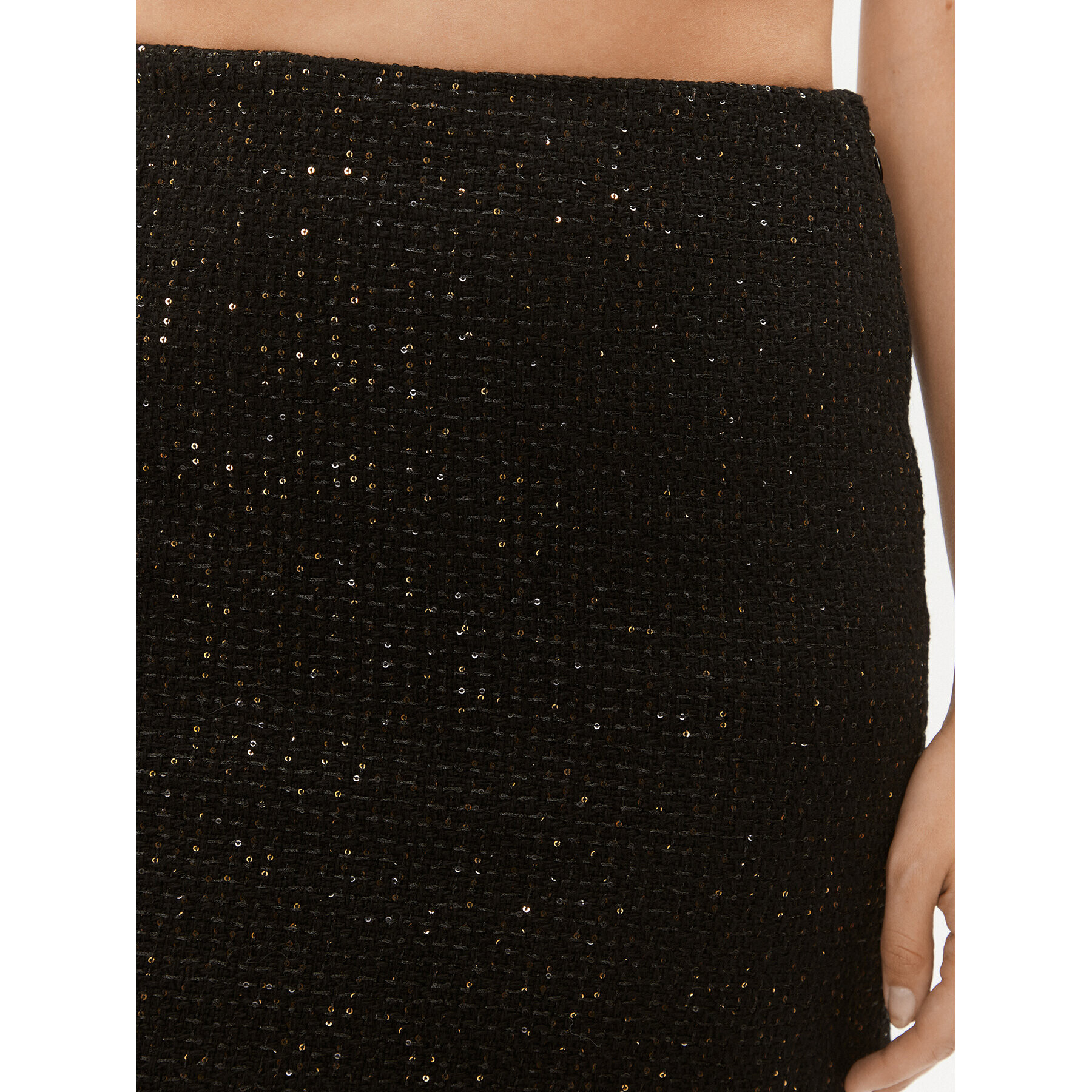 TWINSET Мини пола 232TT2182 Черен Slim Fit - Pepit.bg