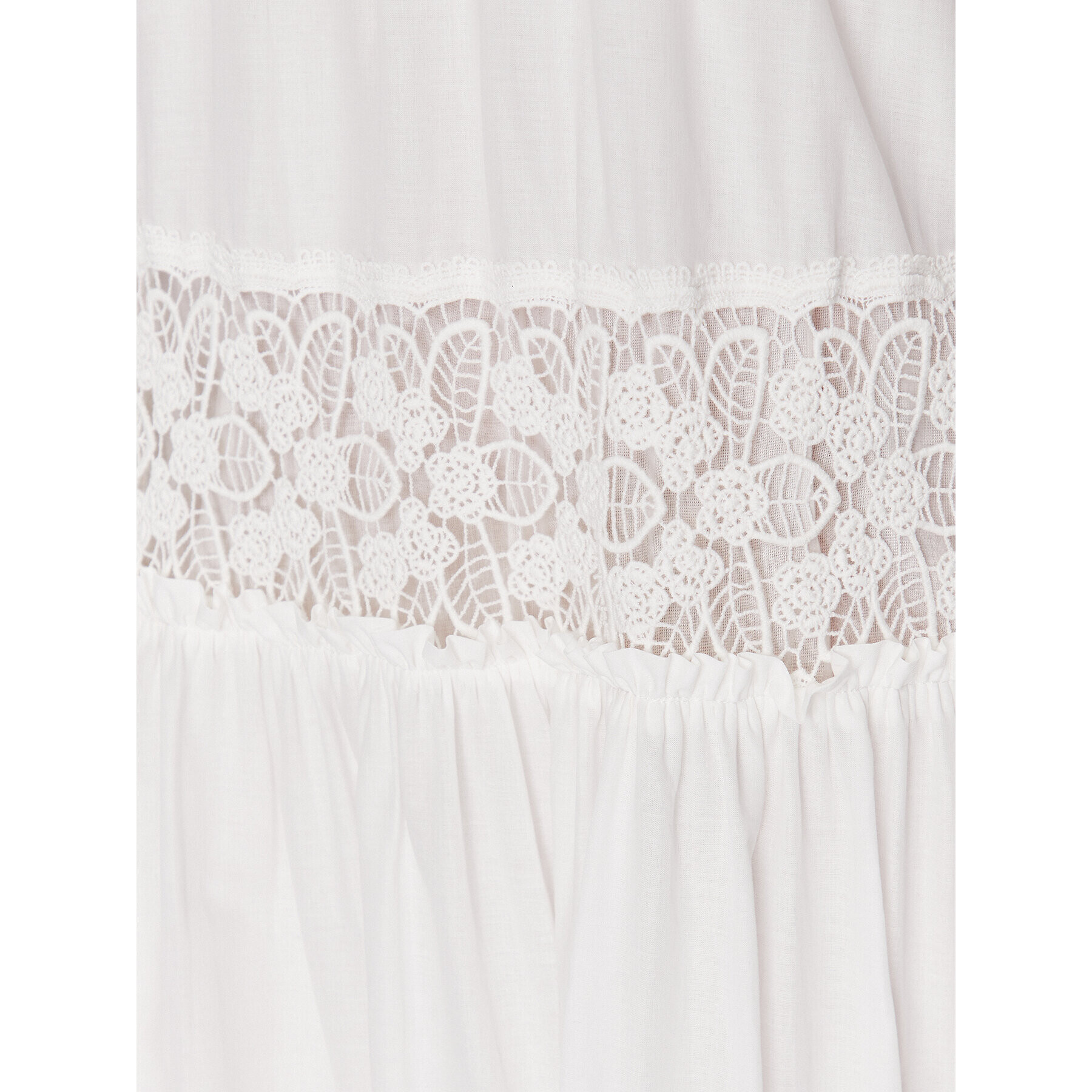 TWINSET Плажна рокля 231LM2YEE Бял Relaxed Fit - Pepit.bg