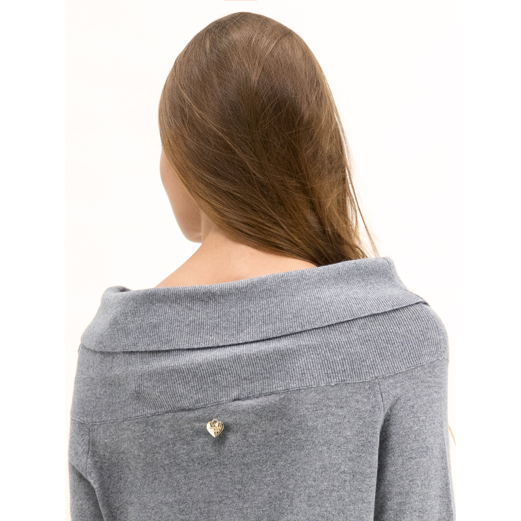 TWINSET Плетена рокля 192TT3091 Сив Regular Fit - Pepit.bg