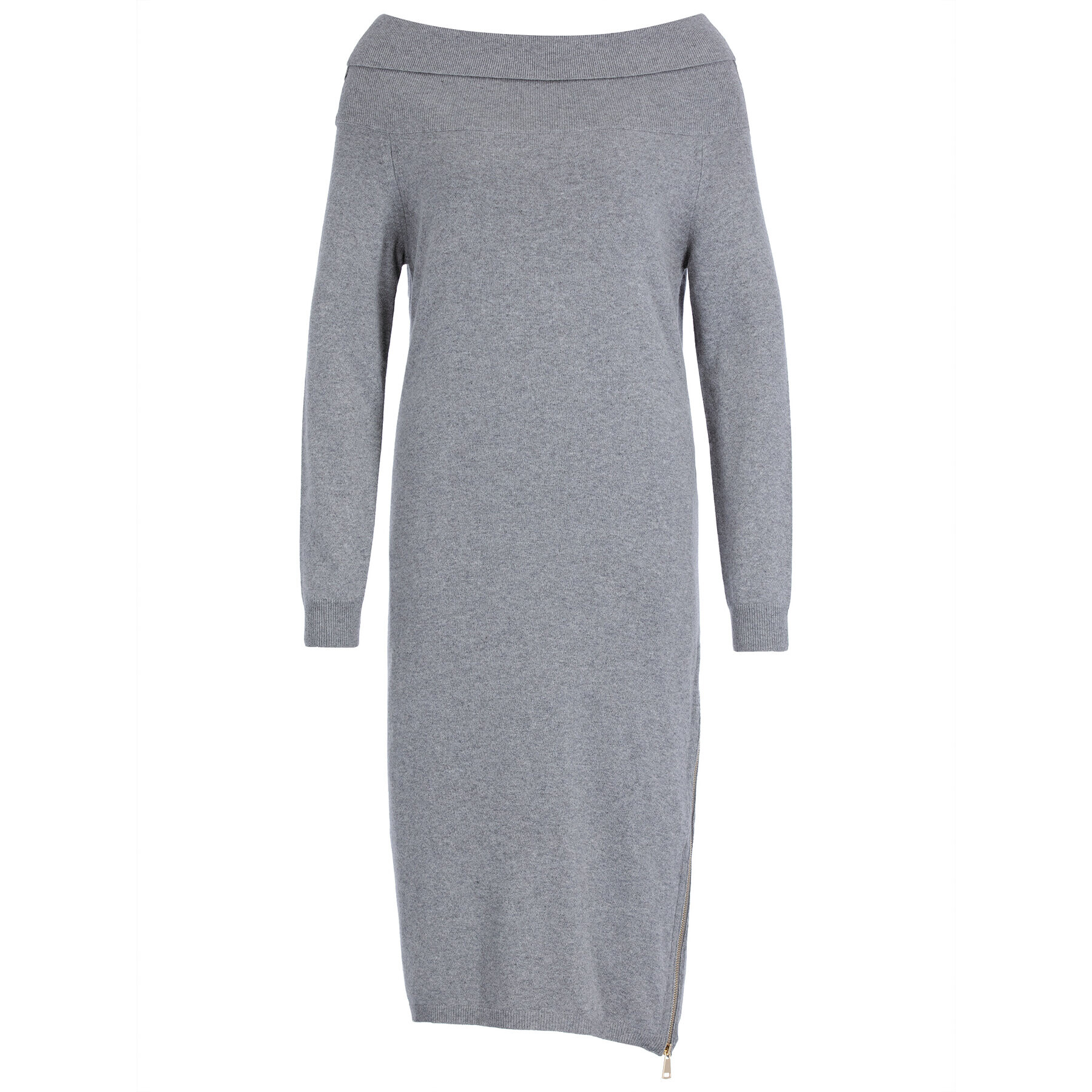 TWINSET Плетена рокля 192TT3091 Сив Regular Fit - Pepit.bg