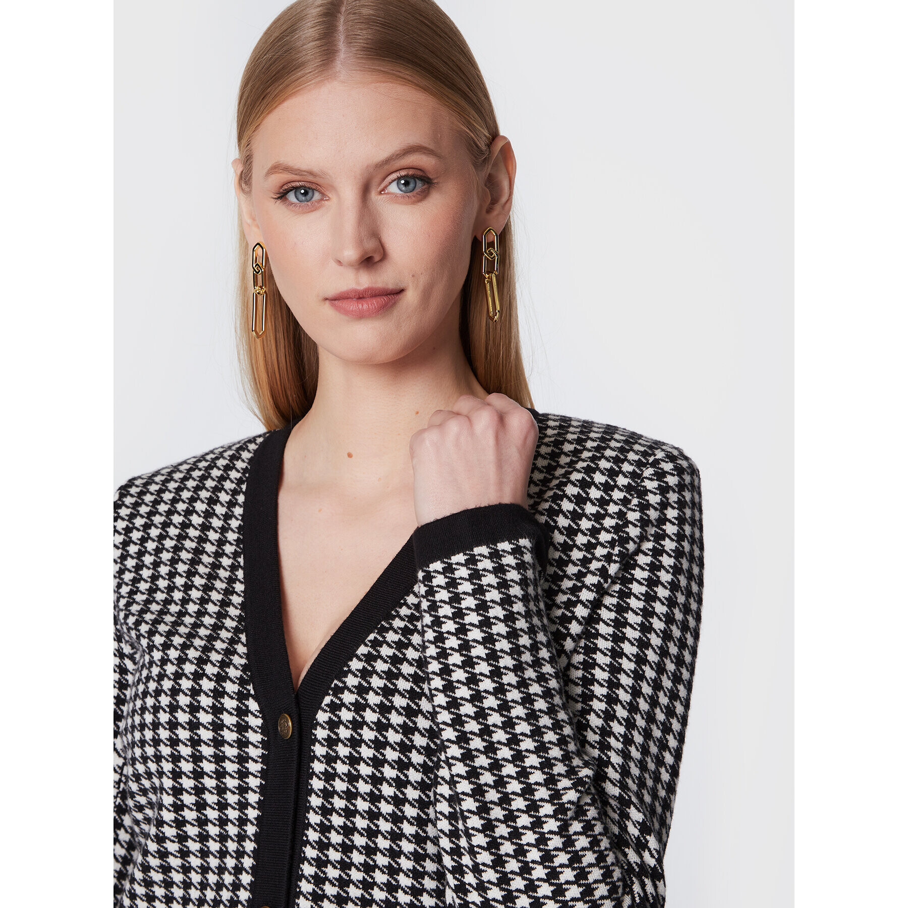 TWINSET Плетена рокля 222TT3303 Черен Regular Fit - Pepit.bg