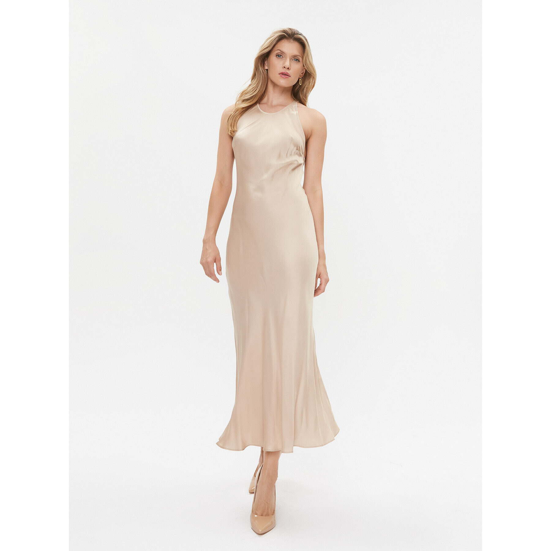 TWINSET Плетена рокля 232TP3210232TP3210 Бежов Regular Fit - Pepit.bg