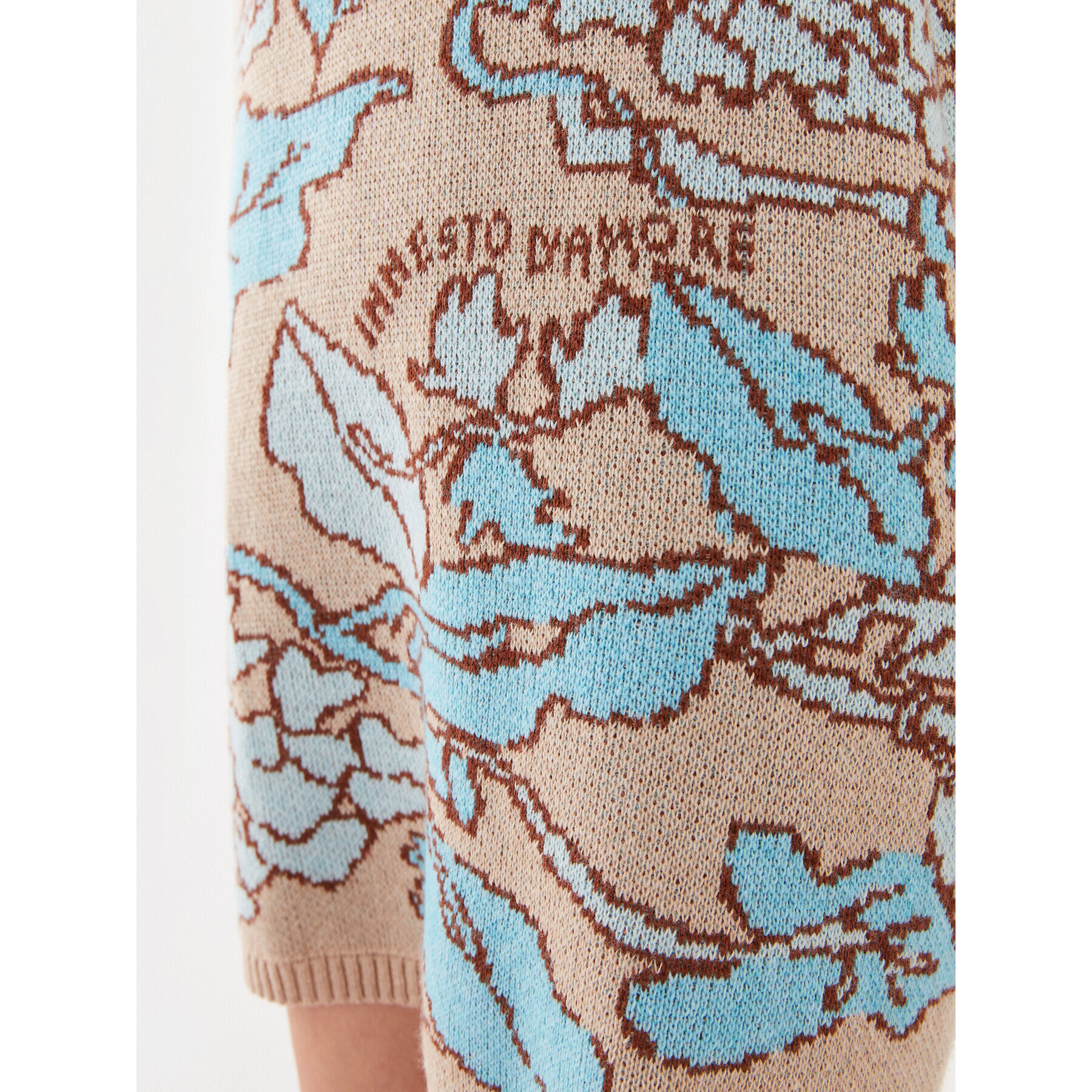 TWINSET Плетена рокля 232TP3650 Бежов Regular Fit - Pepit.bg