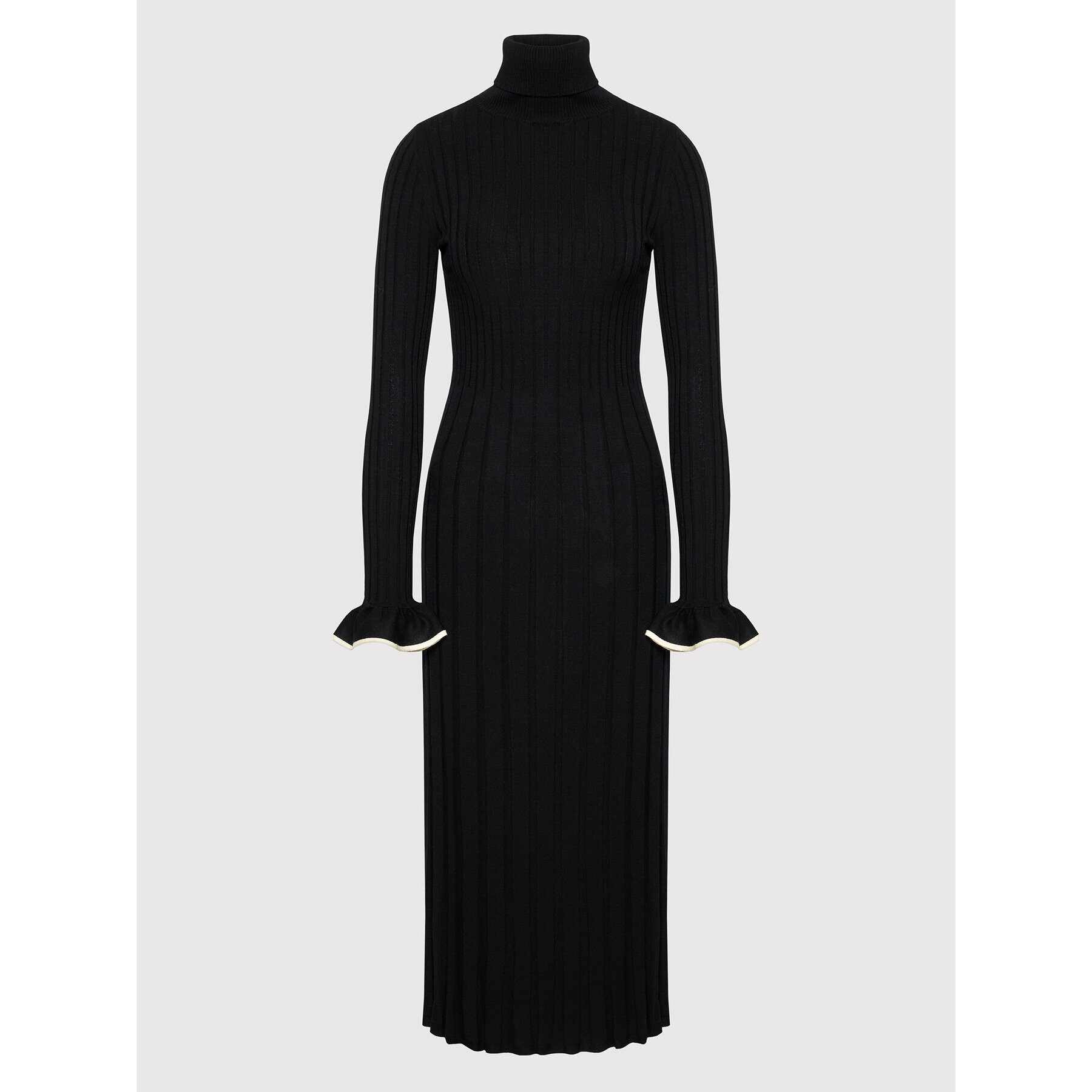 TWINSET Плетена рокля 212TP3023 Черен Slim Fit - Pepit.bg