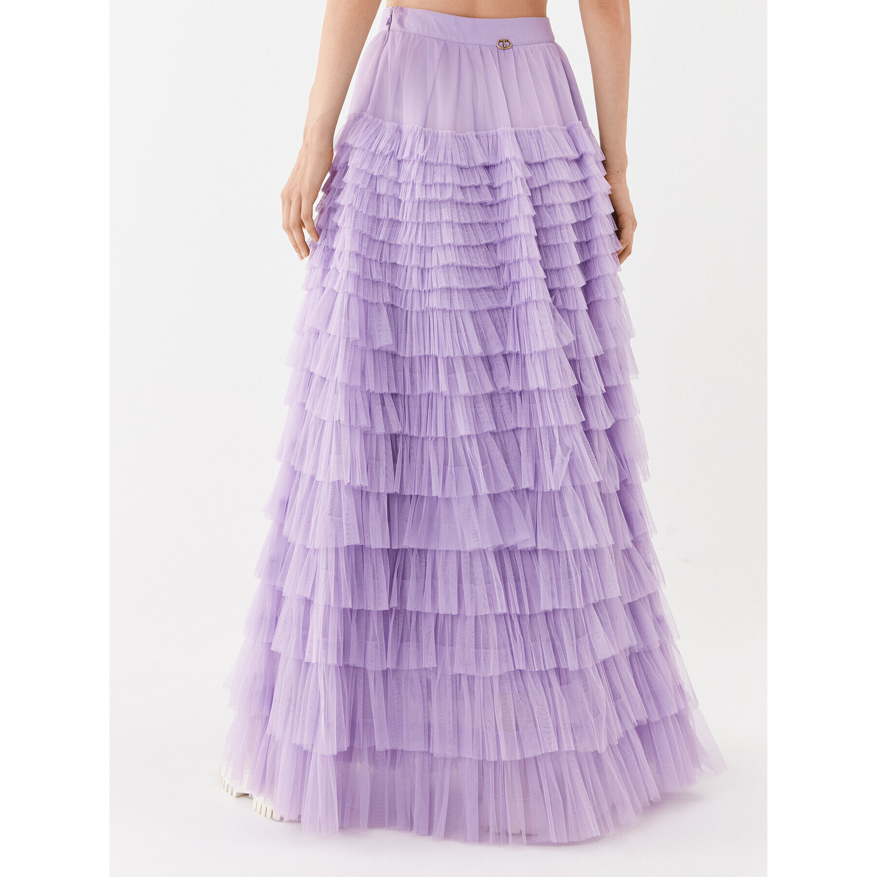TWINSET Плисирана пола 232TP2642 Виолетов Regular Fit - Pepit.bg