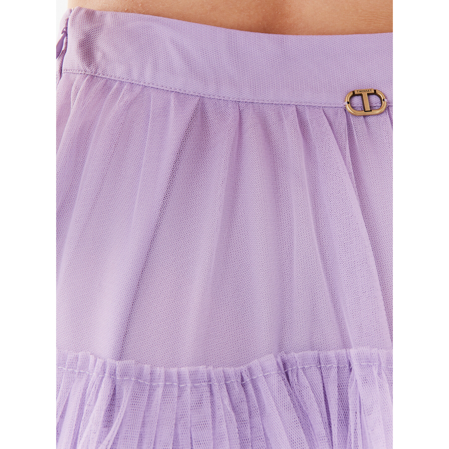 TWINSET Плисирана пола 232TP2642 Виолетов Regular Fit - Pepit.bg