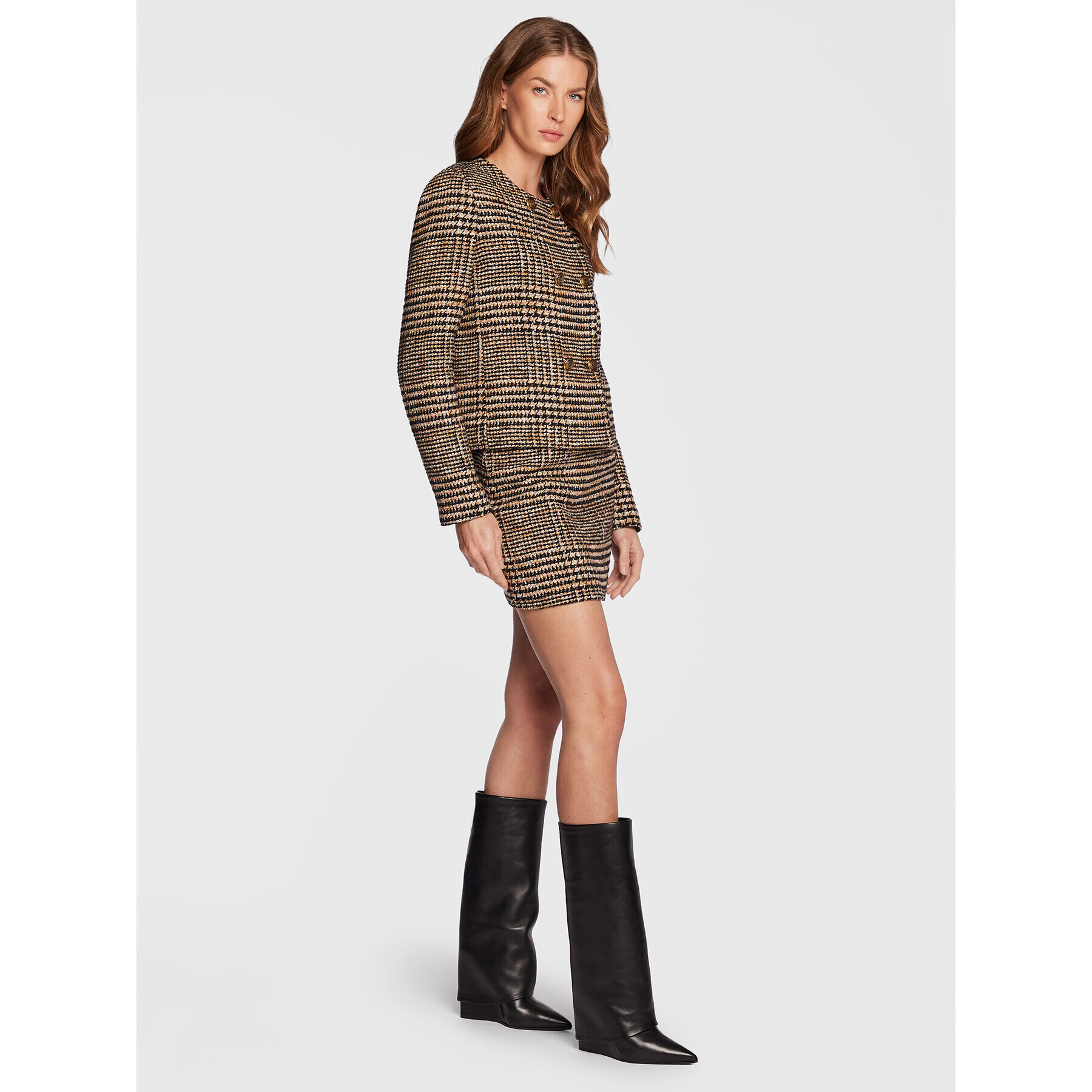 TWINSET Пола тип молив 222TT2323 Бежов Slim Fit - Pepit.bg