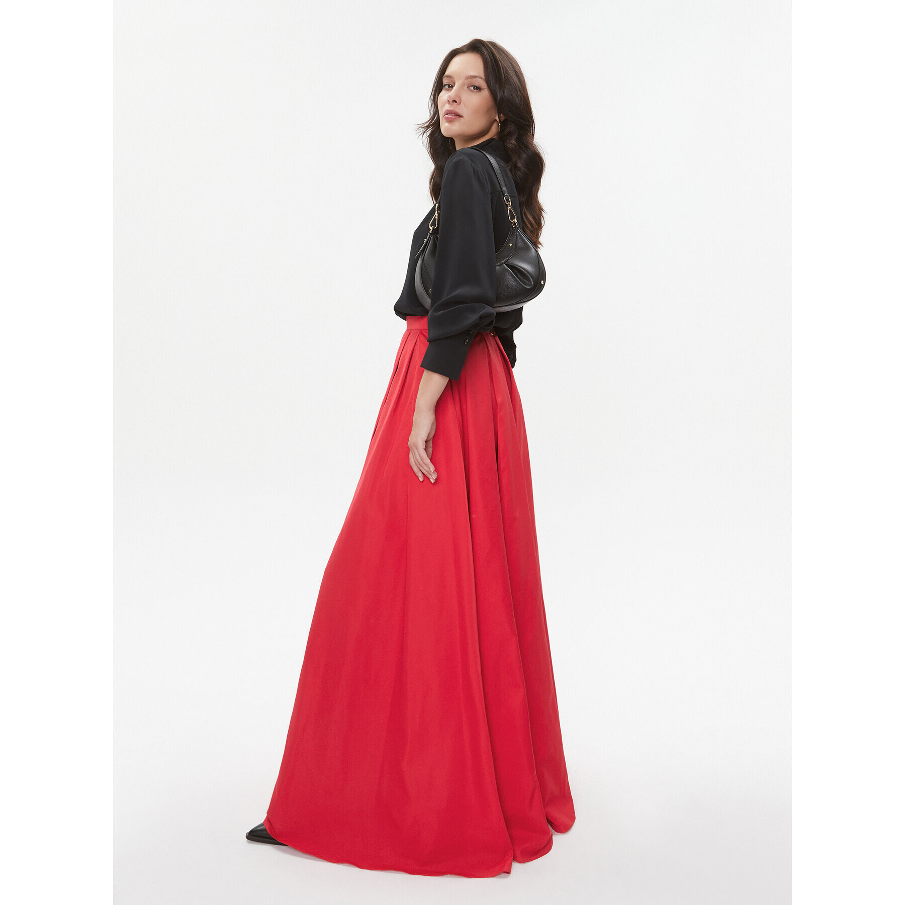 TWINSET Пола тип трапец 232TT2496 Червен Regular Fit - Pepit.bg