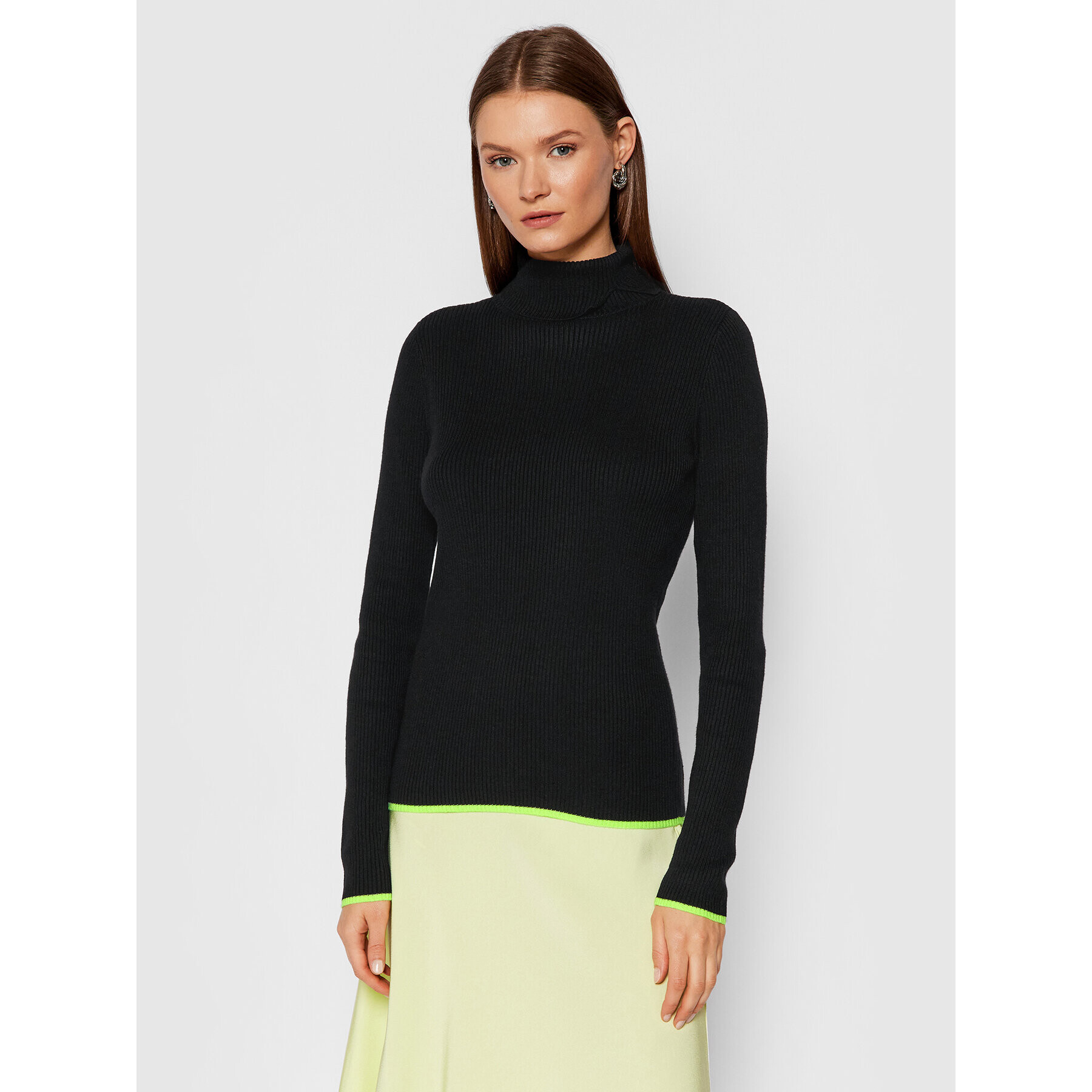TWINSET Поло 212AT3100 Черен Regular Fit - Pepit.bg