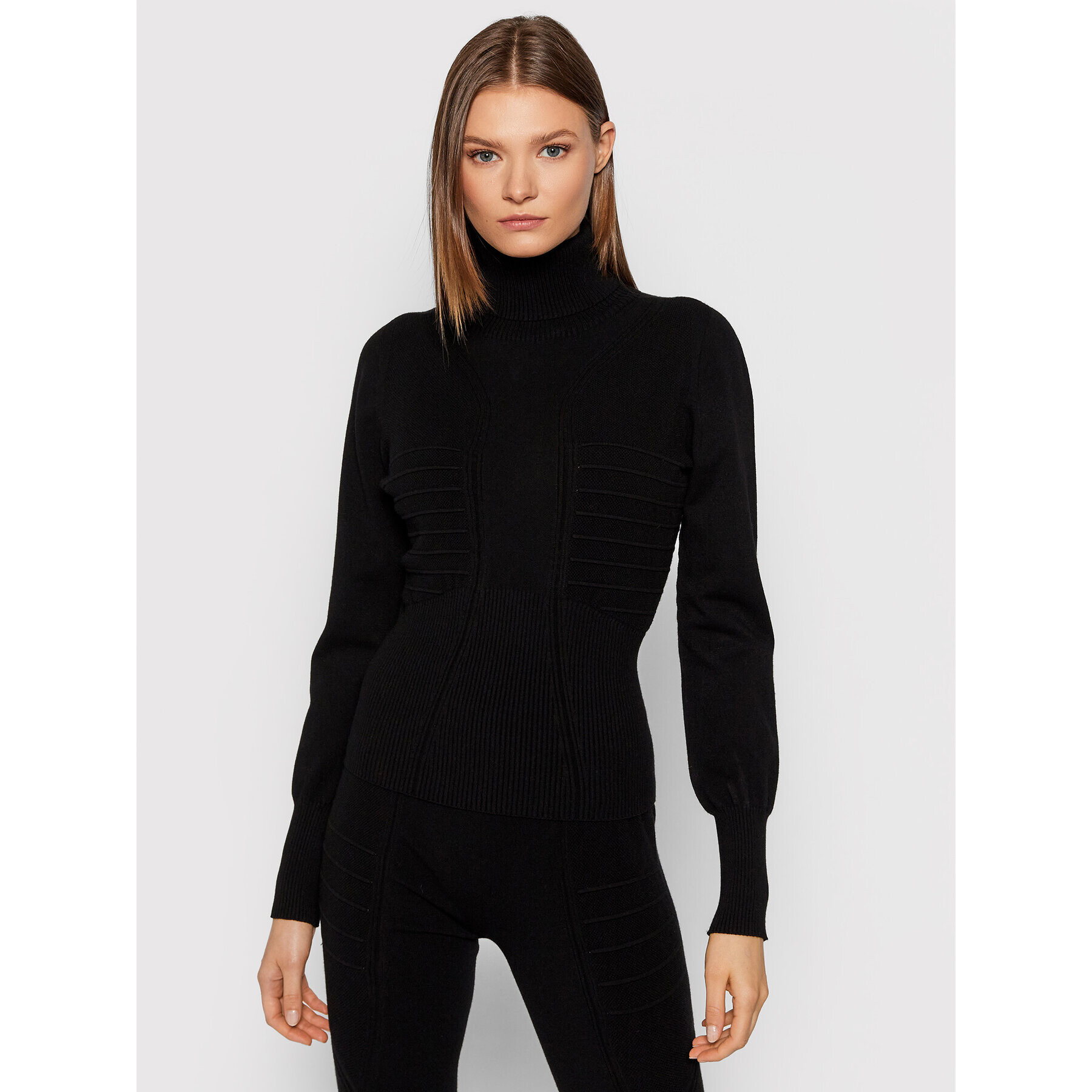 TWINSET Поло 212TT3091 Черен Slim Fit - Pepit.bg