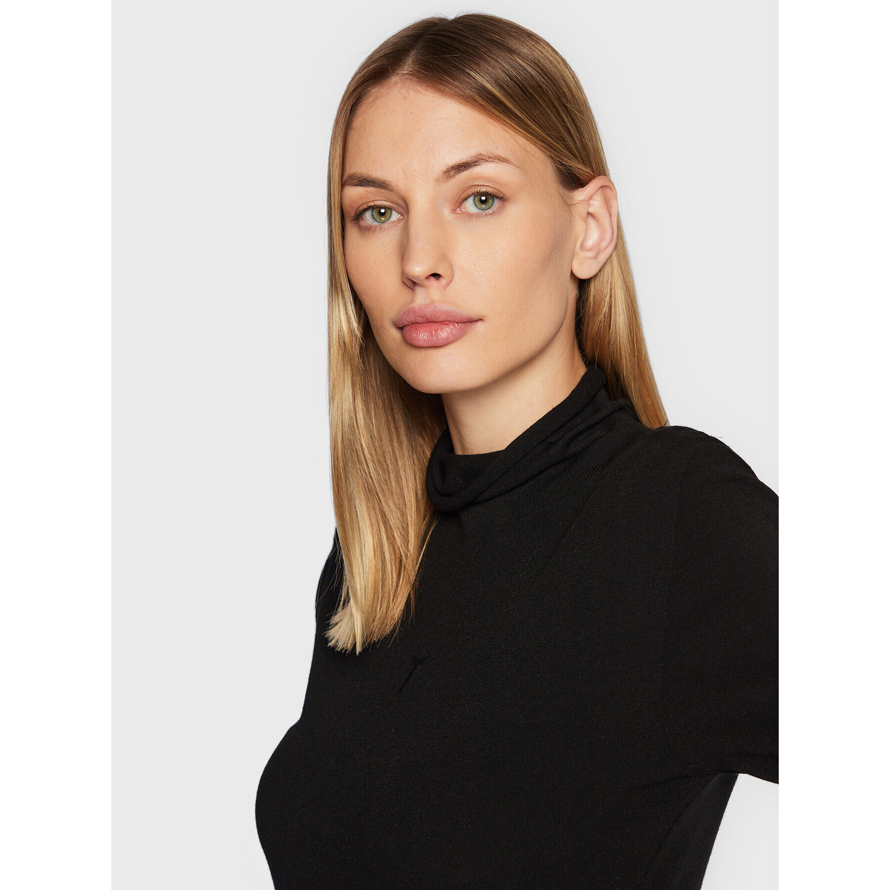TWINSET Поло 222TP3280 Черен Slim Fit - Pepit.bg